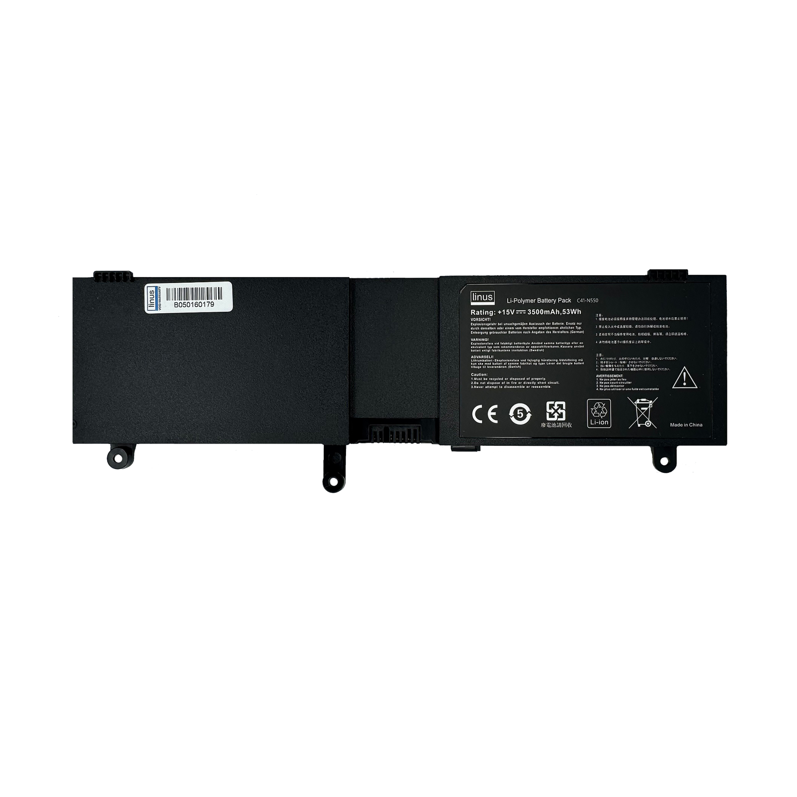 ASUS BATTERY C41-N550-N550 3500MAH — تصویر ۲