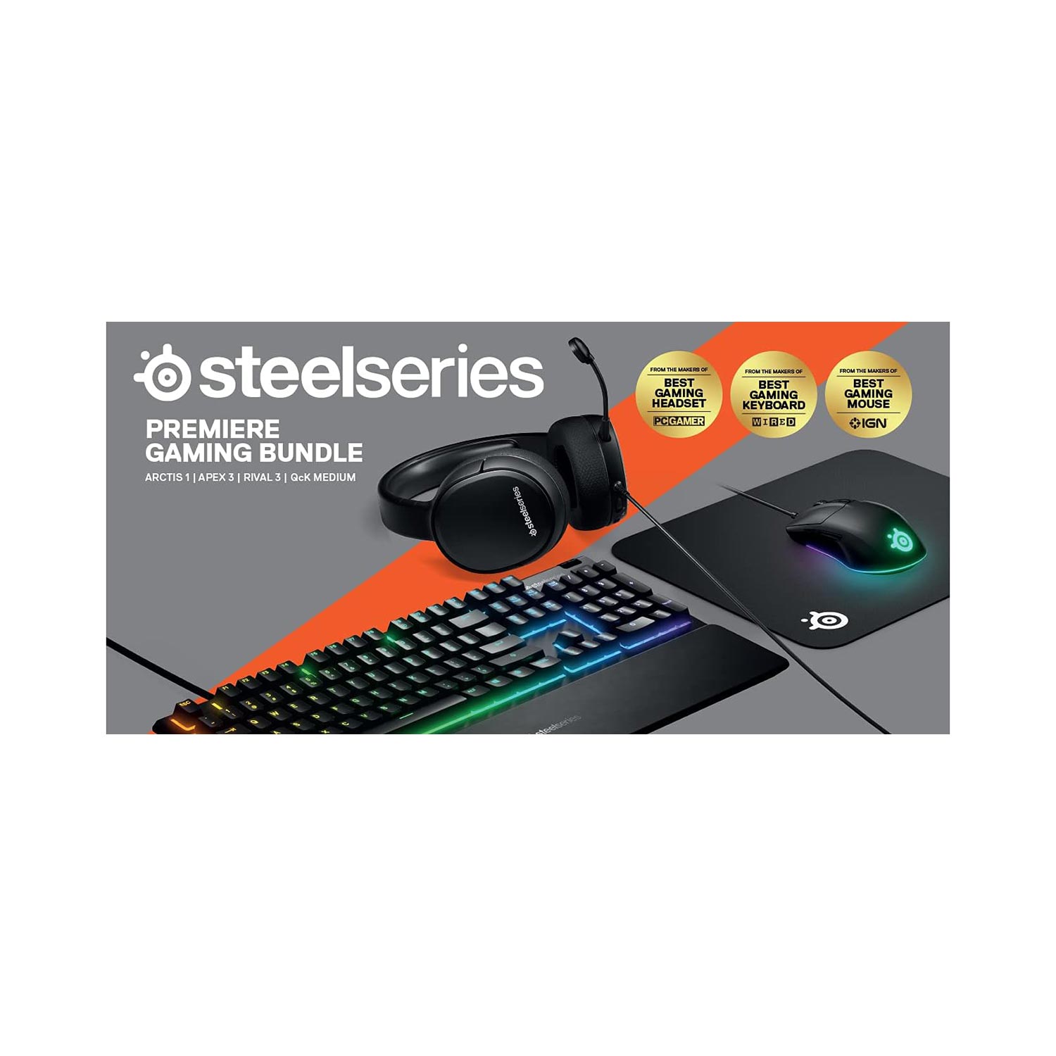 باندل گیمینگ استیل سریز SteelSeries Ultimate Gaming Bundle