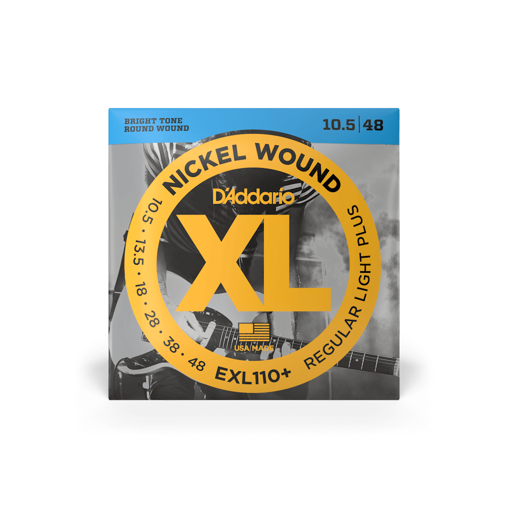 10.5-48 Daddario EXL110+ Regular Light Plus Electric Guitar Strings اصلی — تصویر ۳