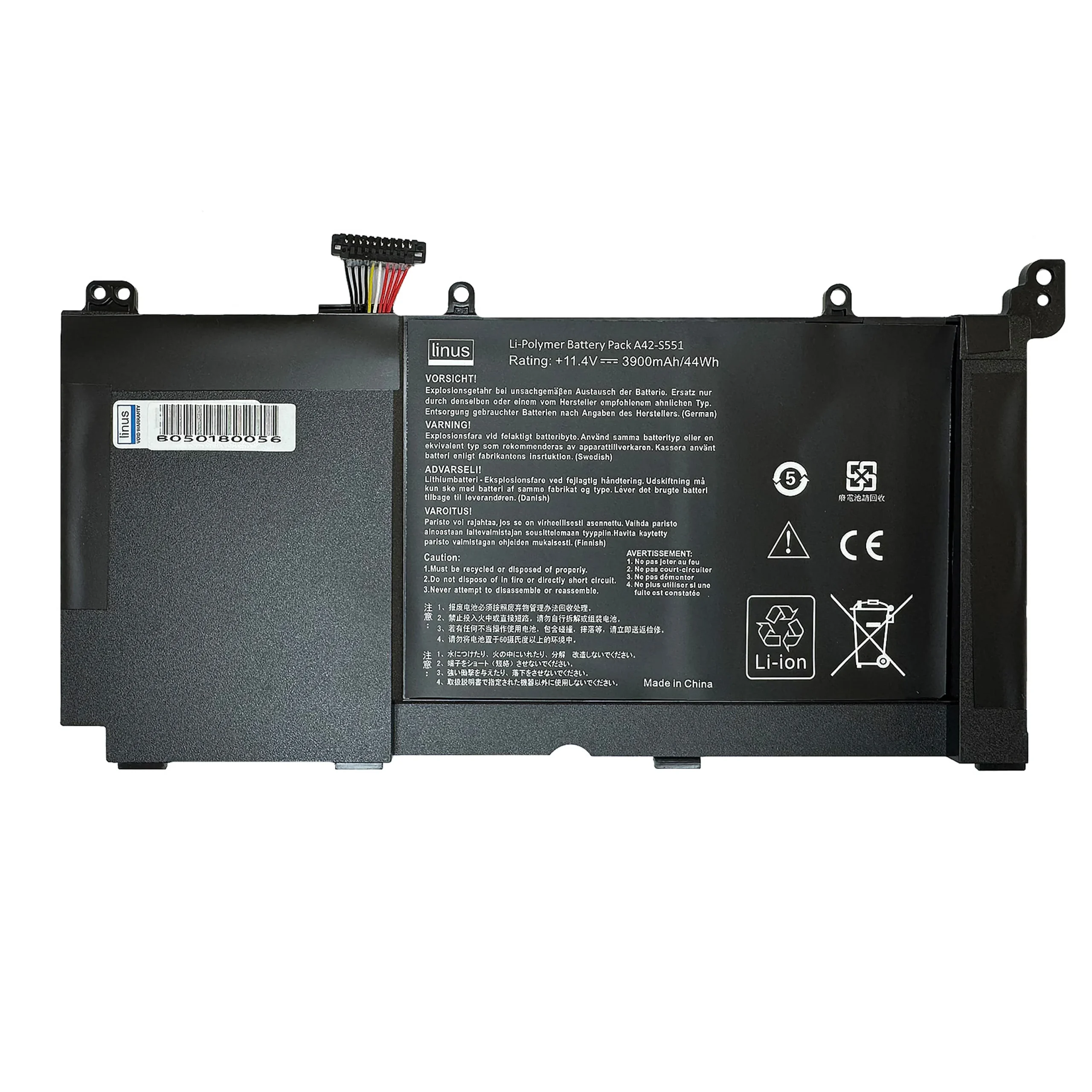 ASUS BATTERY B31N1336 S551 4000MAH