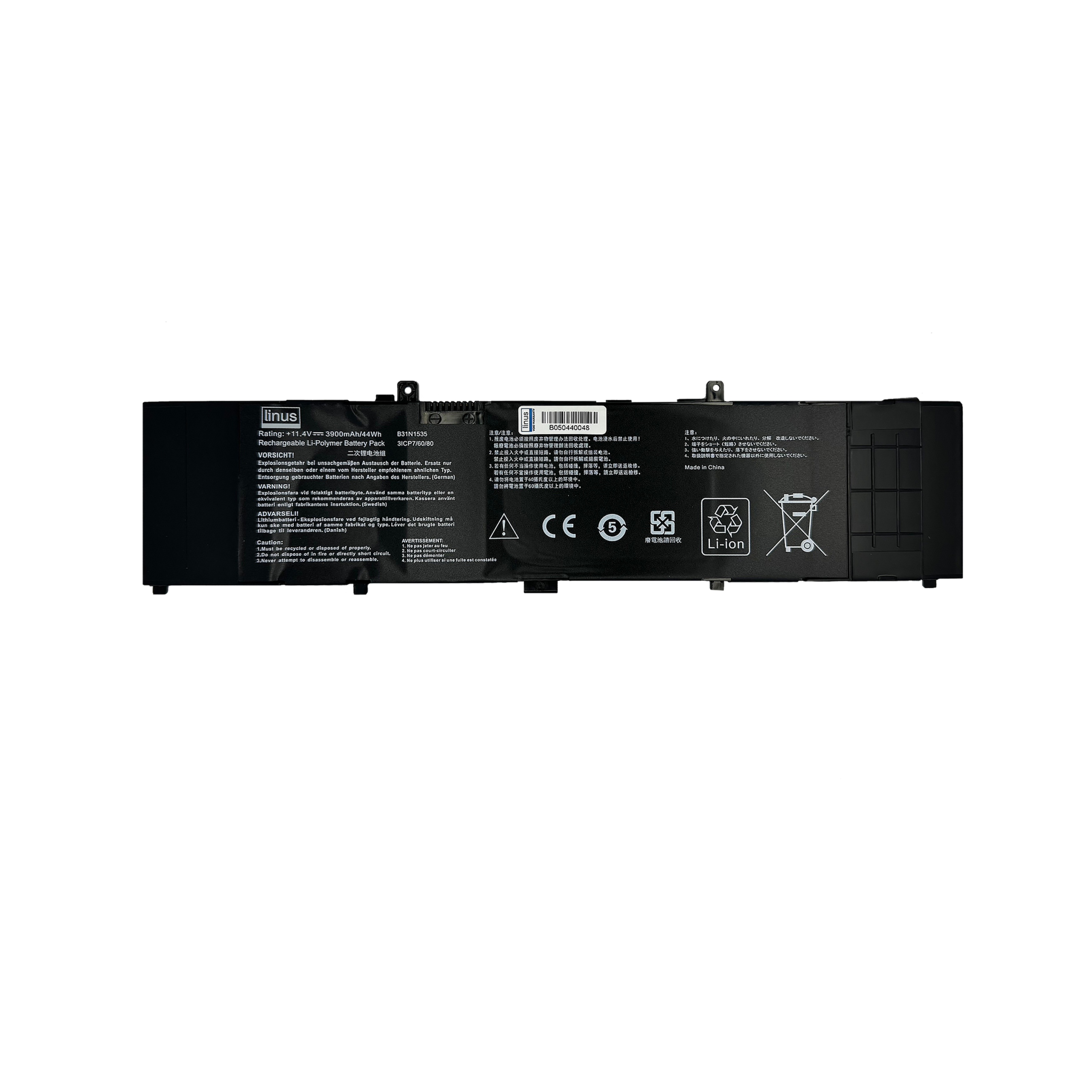 ASUS BATTERY UX310A B31N1535 3900MAH — تصویر ۲