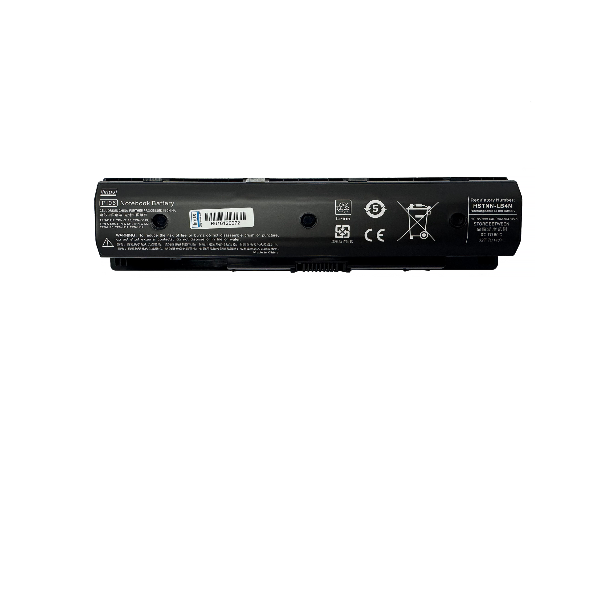 HP BATTERY ENY15 PI06 4400MAH — تصویر ۲