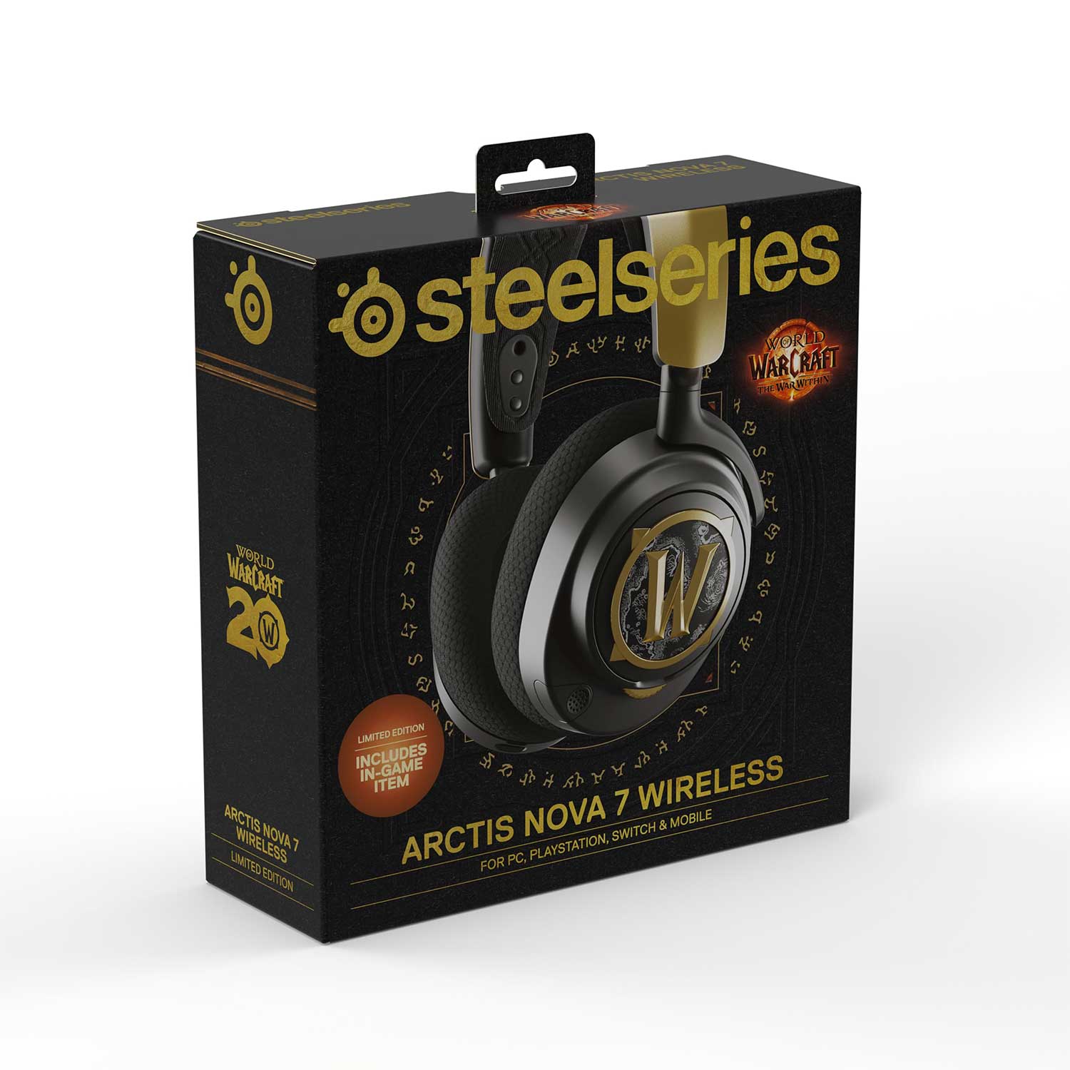 هدست گیمینگ استیل سریز مدل SteelSeries Arctis Nova 7 World of Warcraft Edition — تصویر ۶