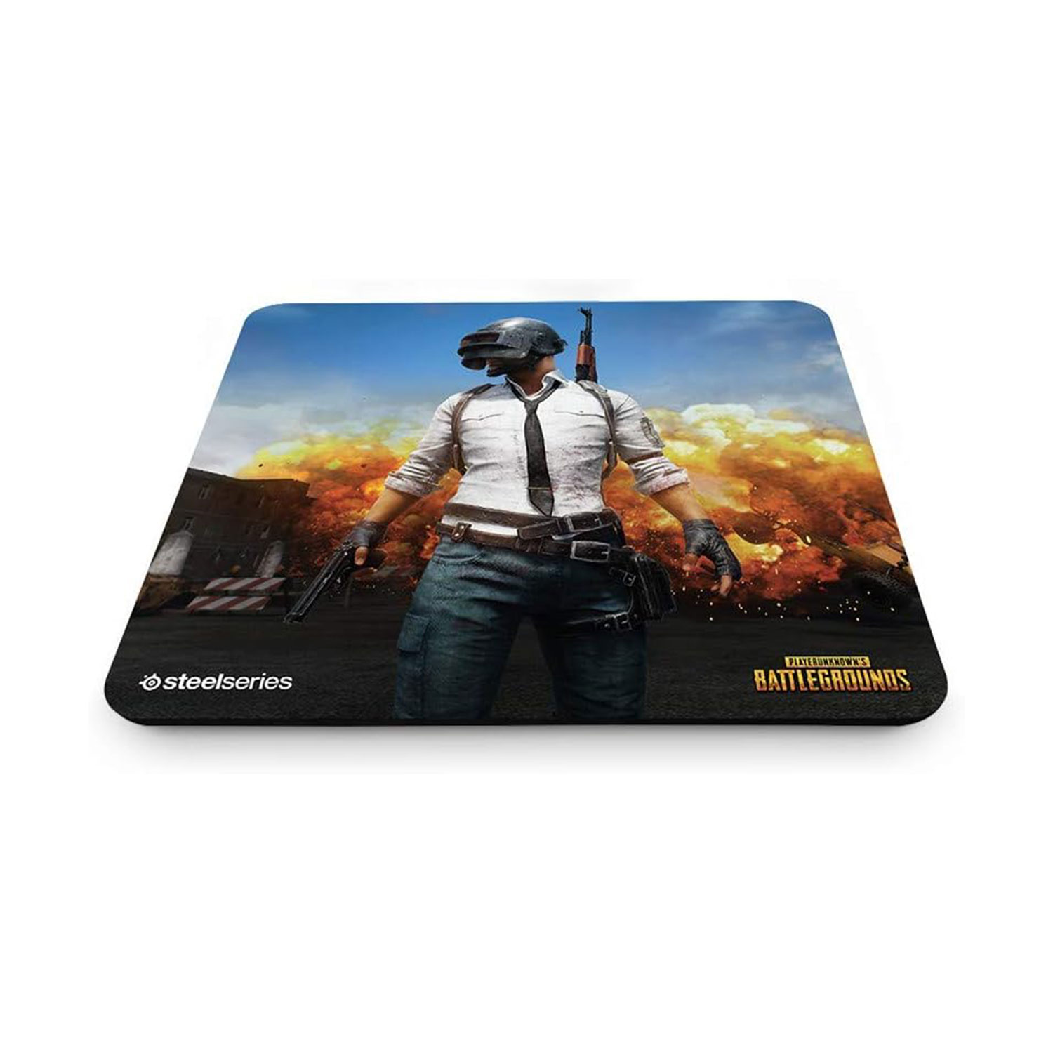 موس پد استیل سریز مدل QcK+ PUBG Erangel Edition — تصویر ۳