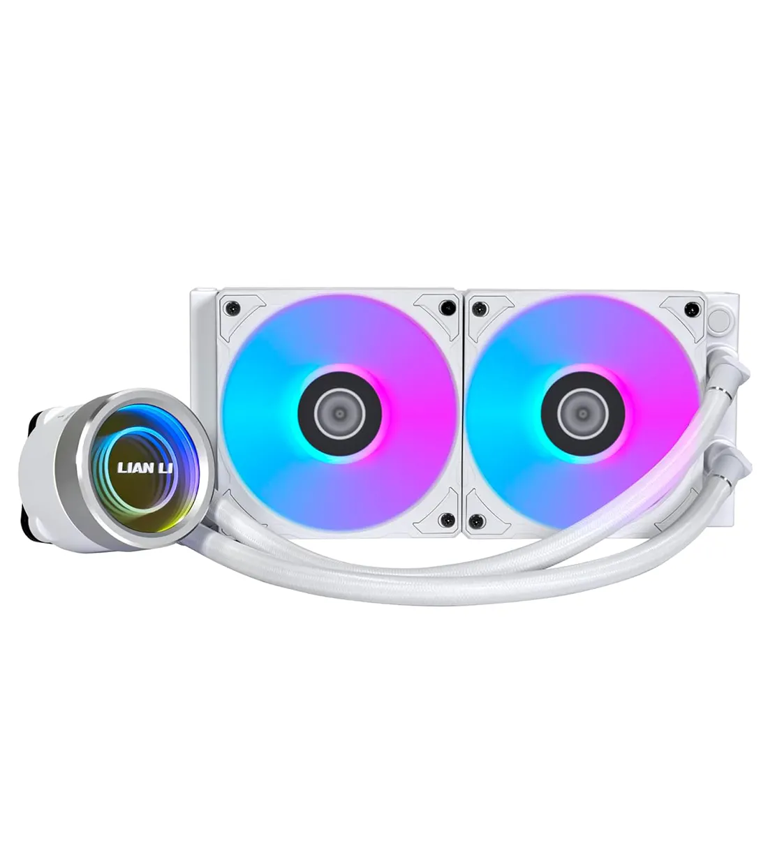 خنک کننده مایع پردازنده لیان لی GA II Trinity 240 White — تصویر ۳
