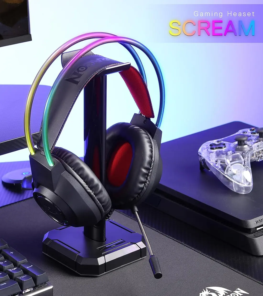 هدست گیمینگ ردراگون SCREAM H231 Black — تصویر ۶