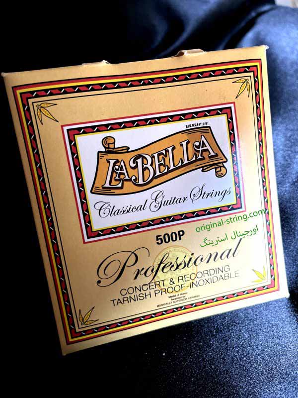 سیم گیتار Labella مدل 500P سری Concert مدیوم تنشن اصل آمریکا — تصویر ۲