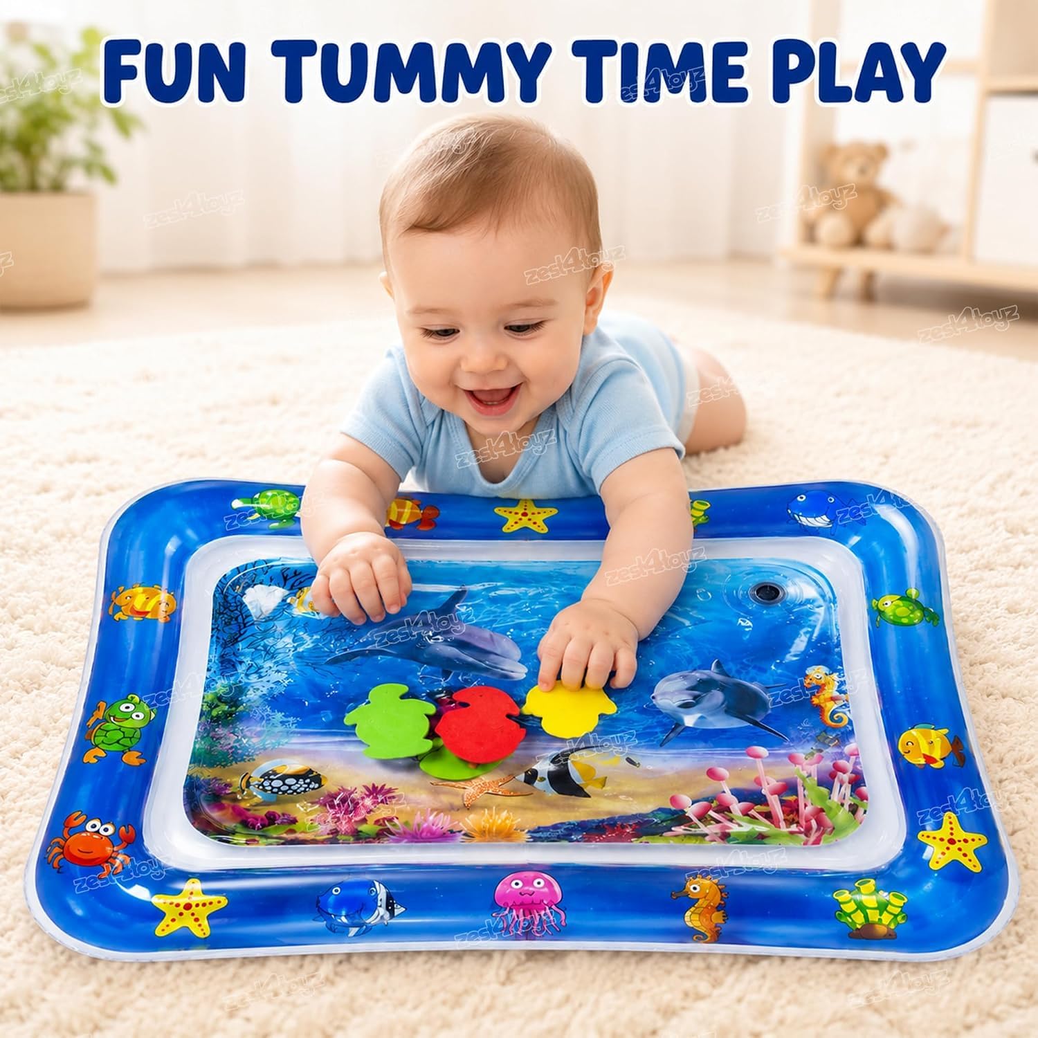 تشک بازی آبی نوزاد Baby Play Water Mat — تصویر ۲