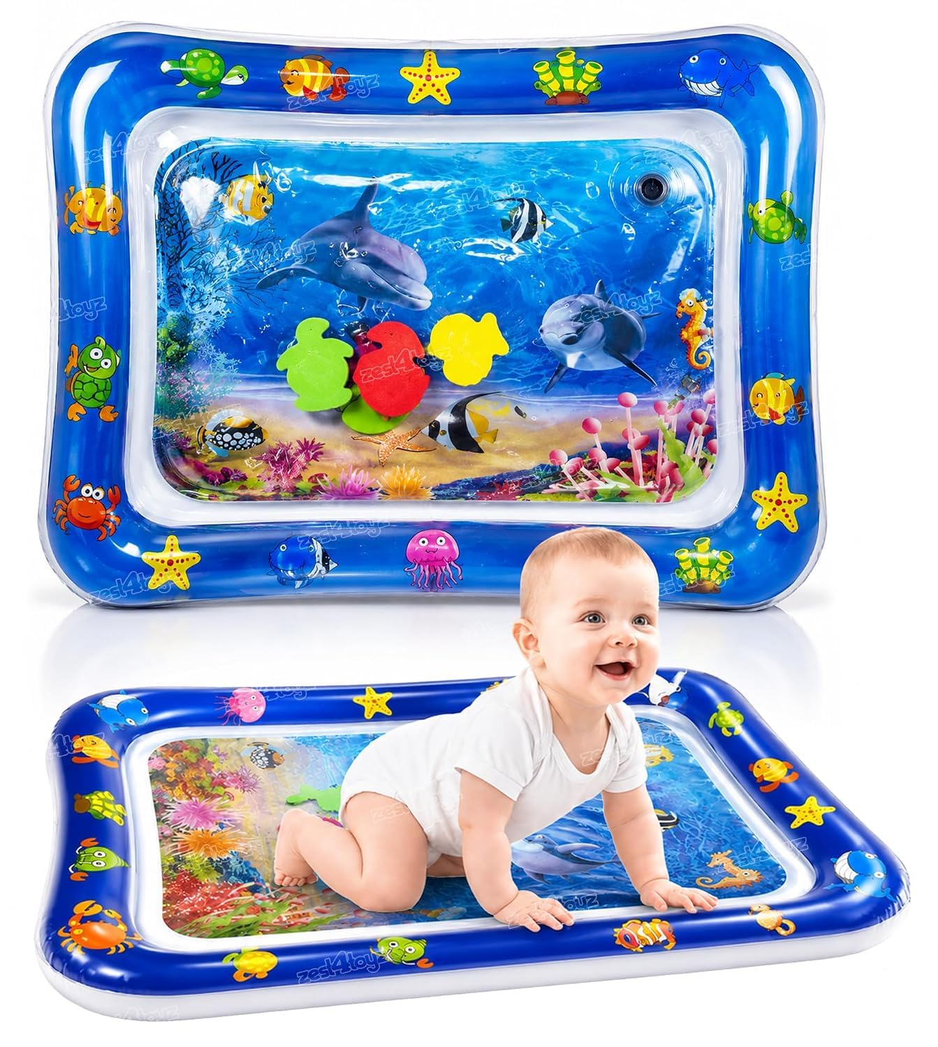 تشک بازی آبی نوزاد Baby Play Water Mat — تصویر ۸