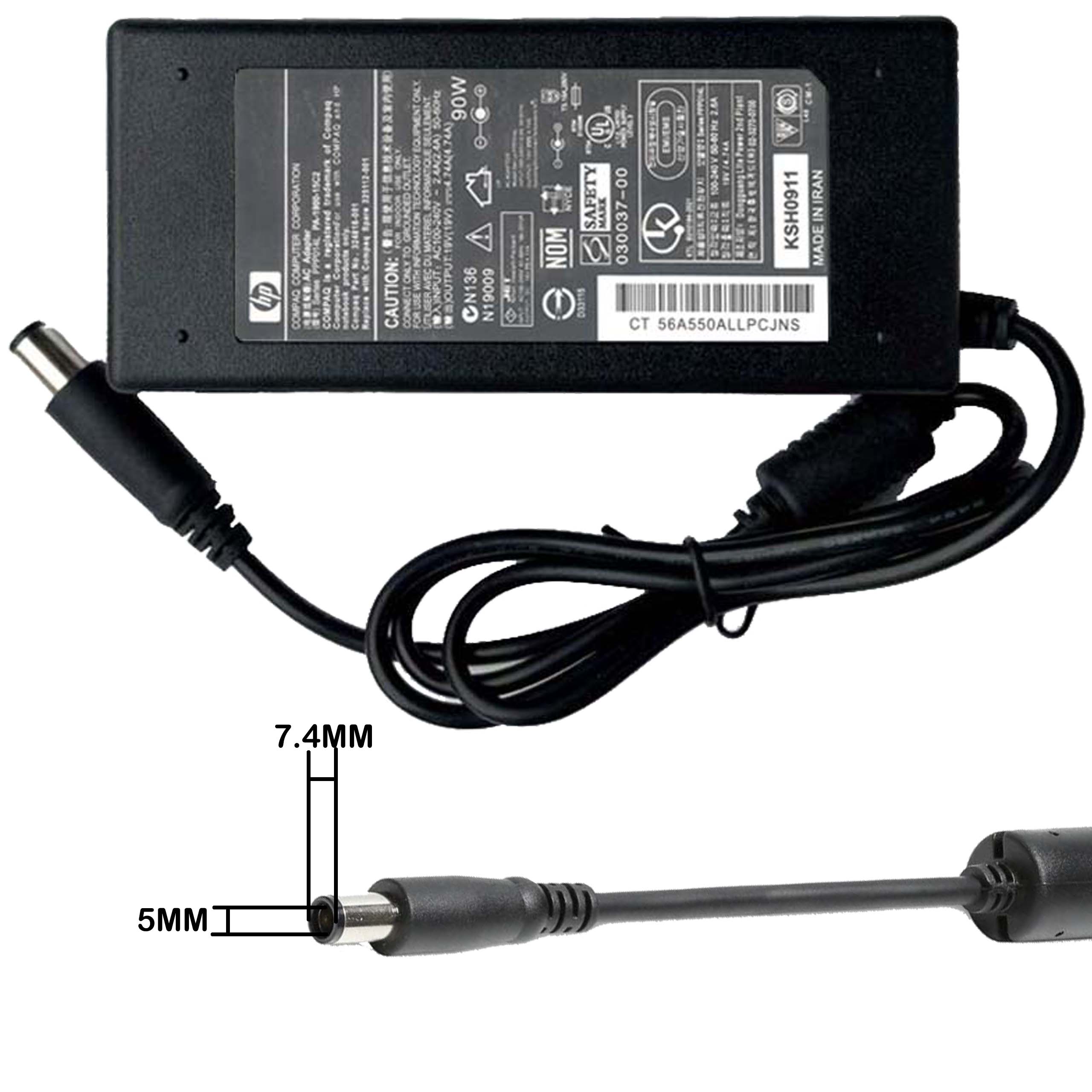 HP Adapter 19V 4.7A (7.4*5.0) 90W