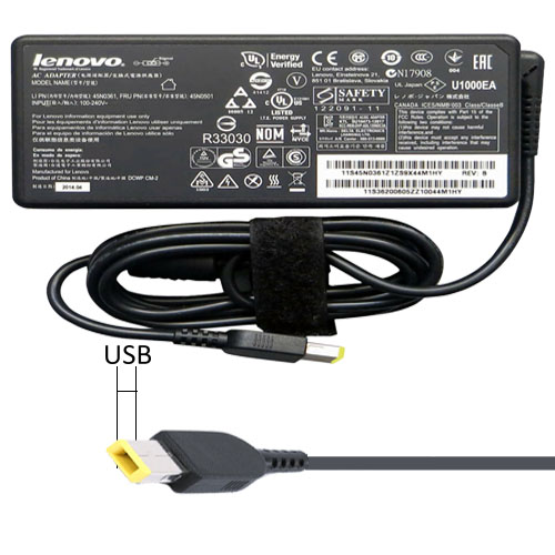 LENOVO Adapter 20V 4.5A USB 90W — تصویر ۲