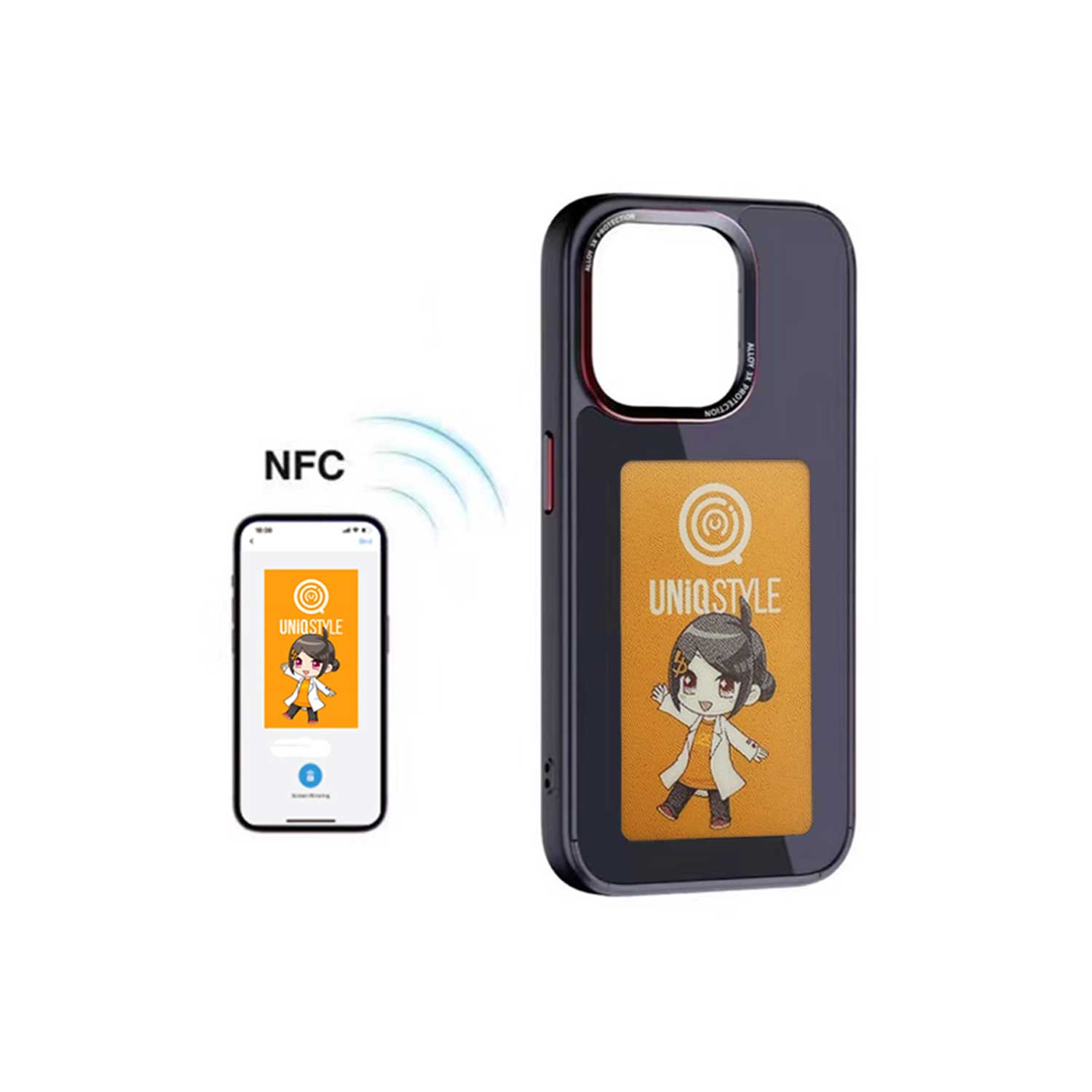 قاب گوشی موبایل URR مدل Smart Cover Corning Glass Shield مخصوص گوشی موبایل اپل iPhone 15 Pro — تصویر ۳