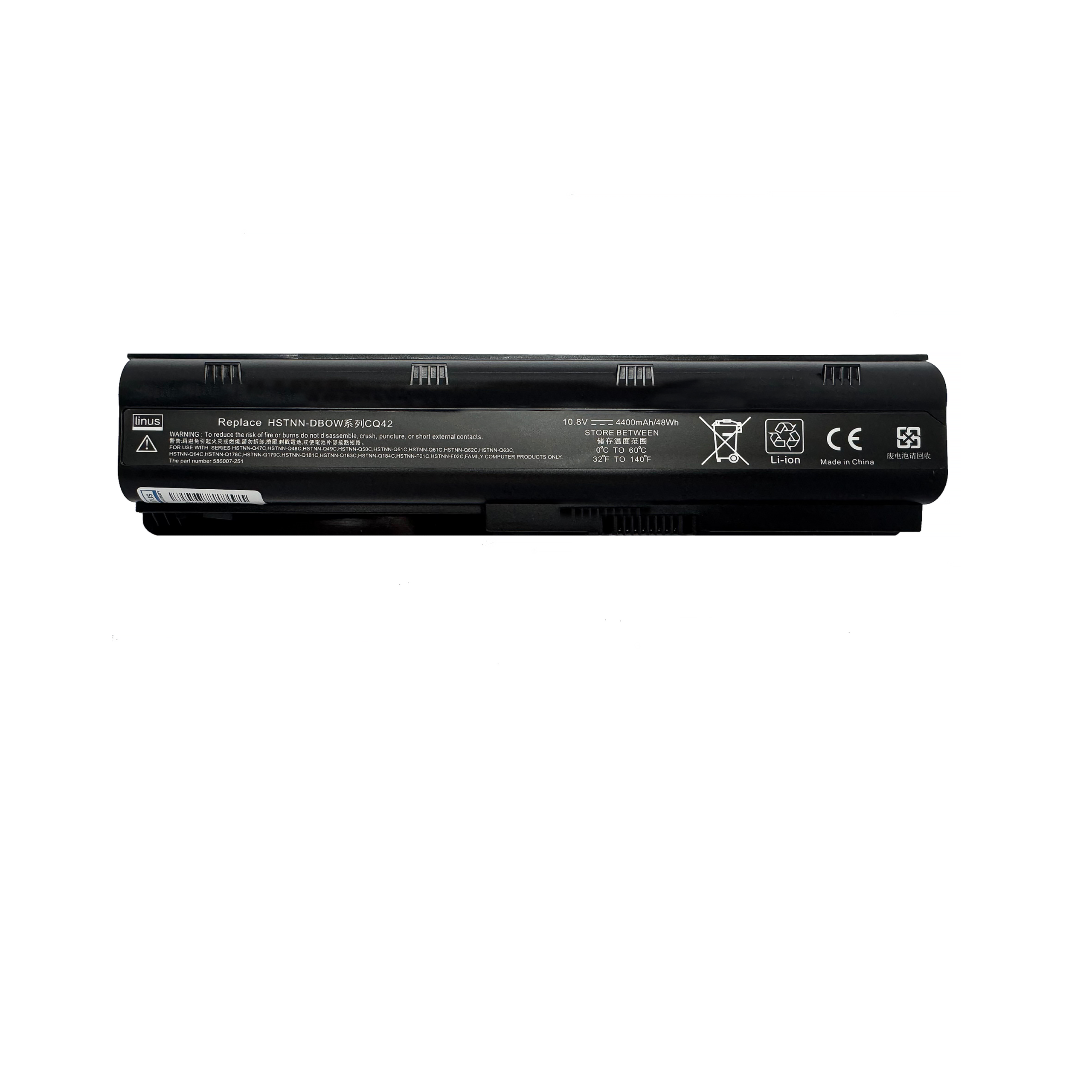 HP BATTERY CQ42/MU06 6CELL 4400MAH