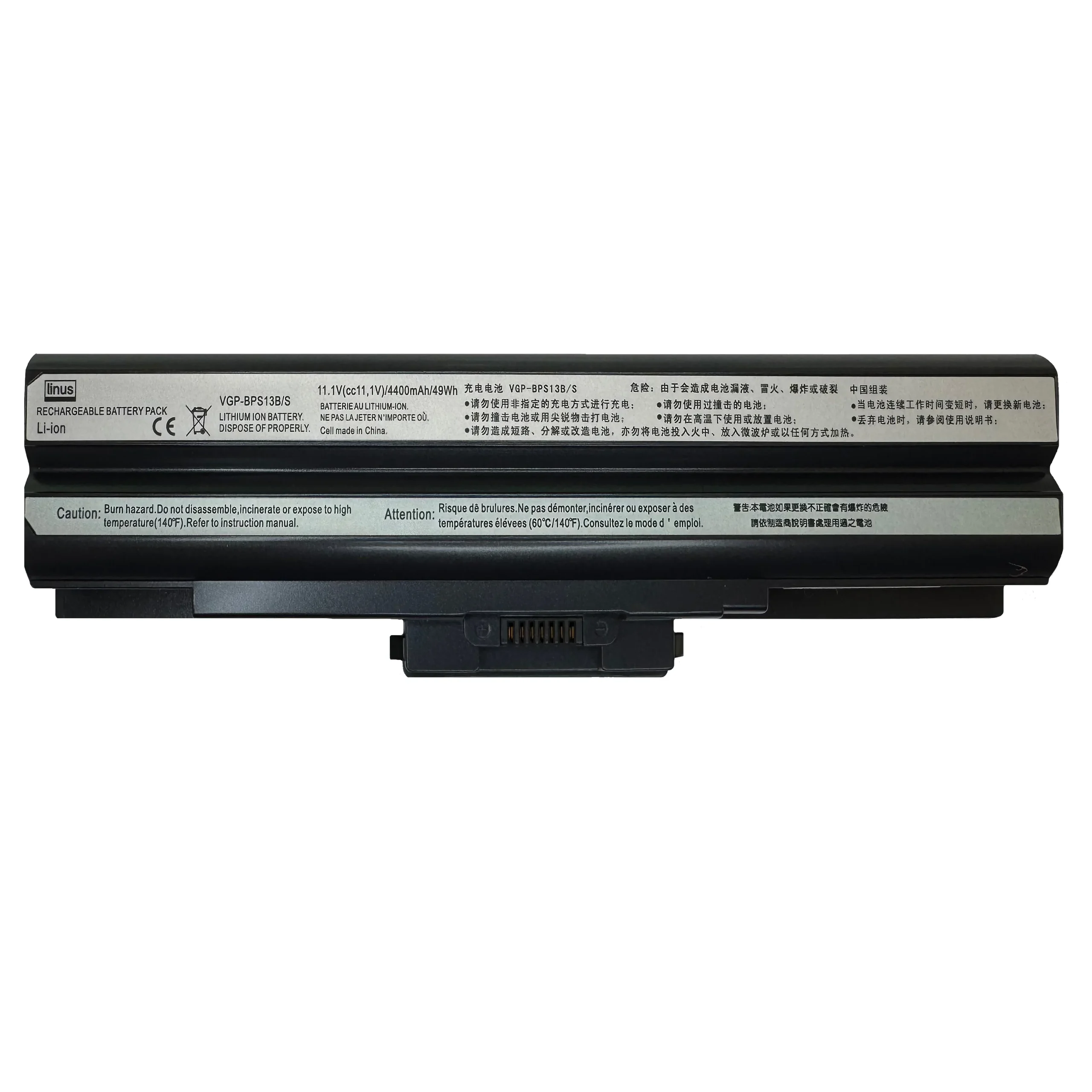 SONY BATTERY BPS13 BLACK 6CELL 4400MAH