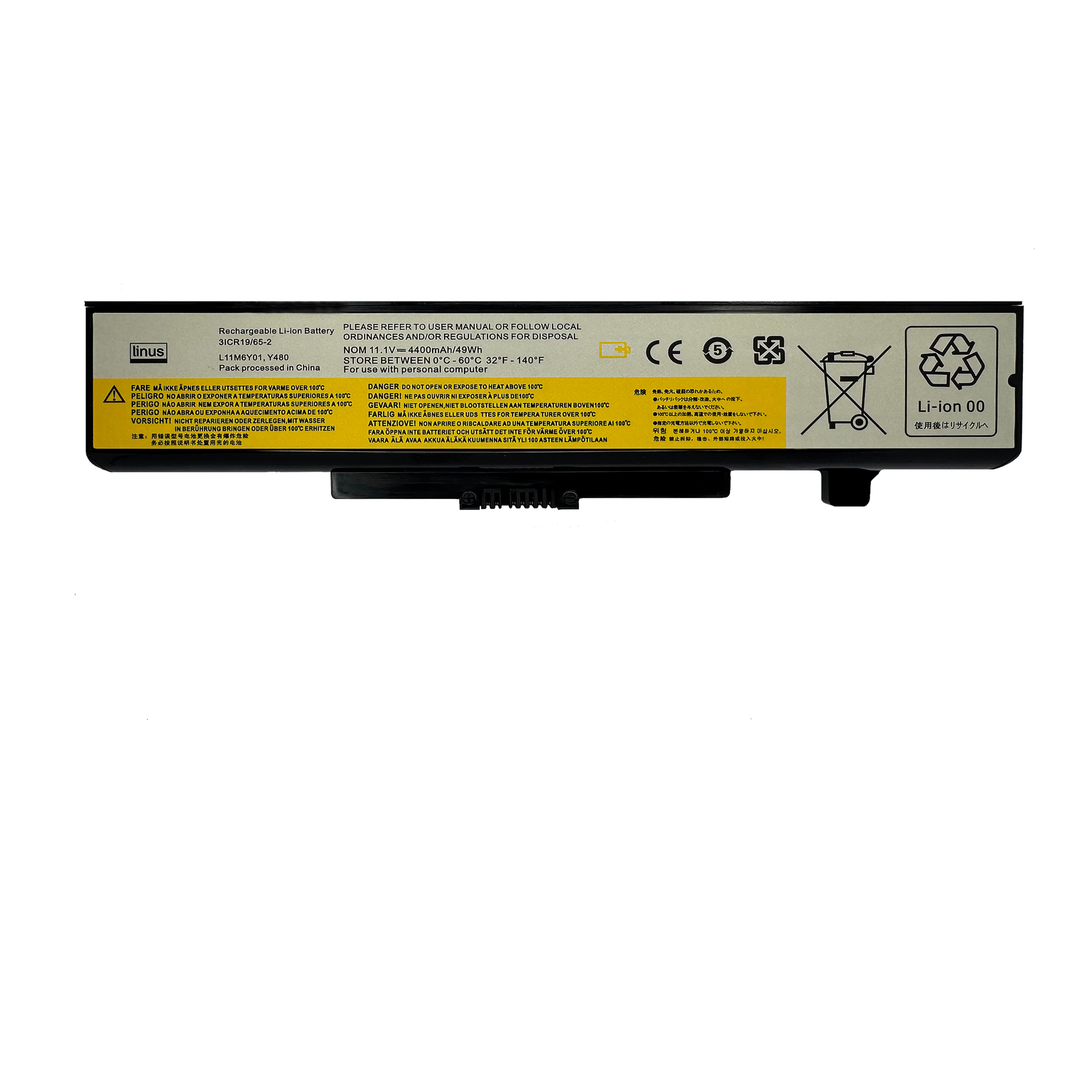LENOVO BATTERY Y480 L11L6F01 6CELL 4400MAH — تصویر ۲
