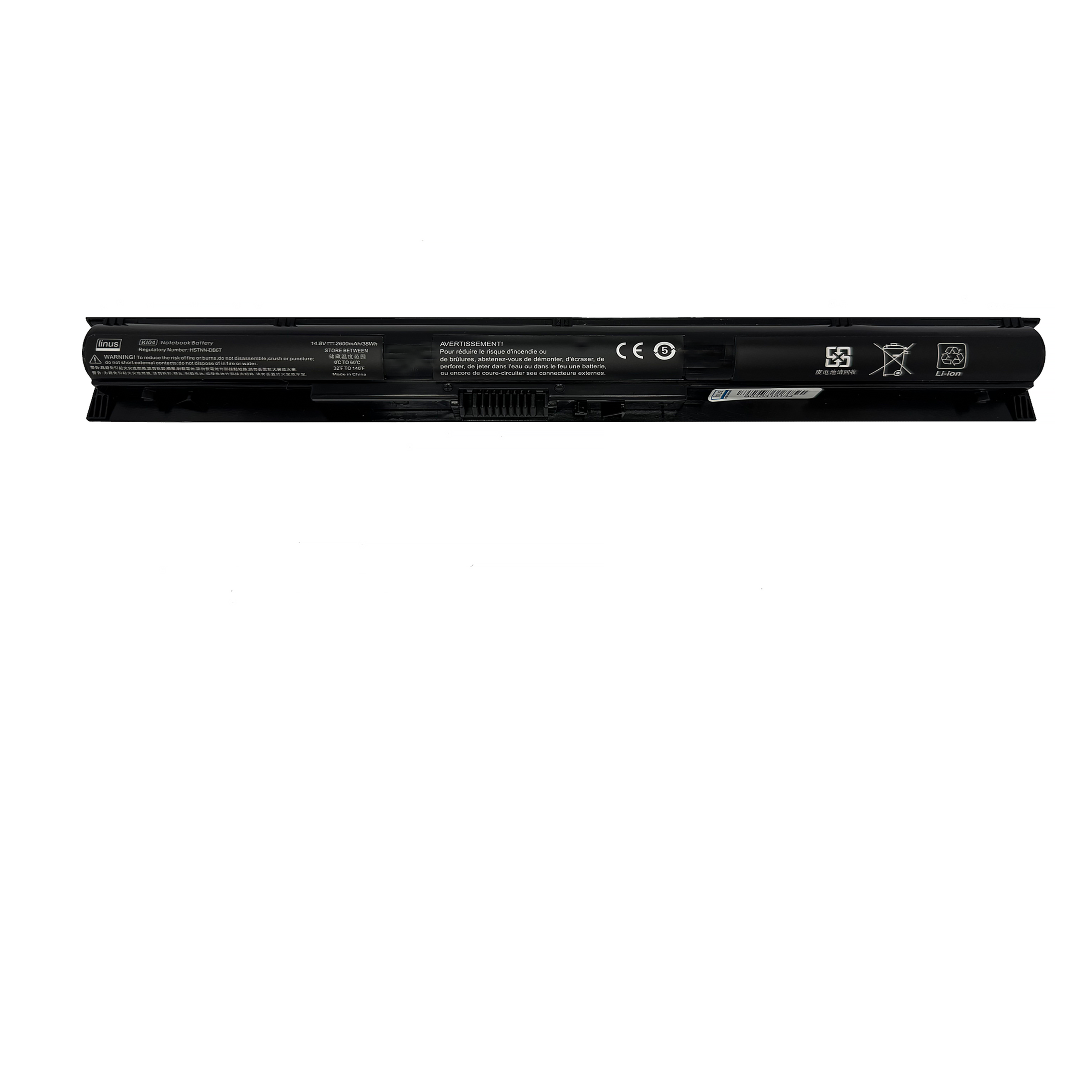 HP BATTERY 15-AB KI04 4CELL 2600MAH