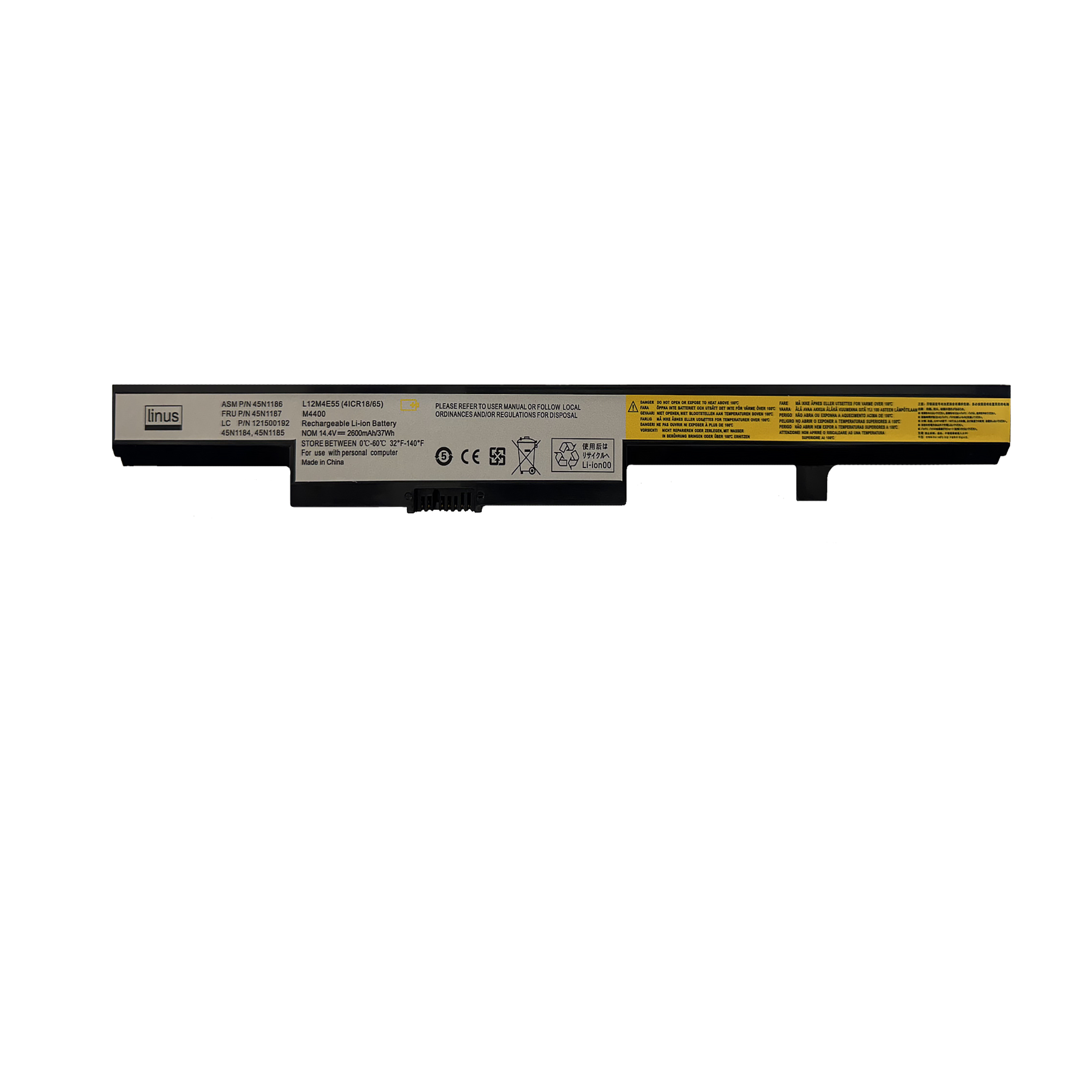 LENOVO BATTERY B50-70 45N1184 M4400 2600MAH — تصویر ۲