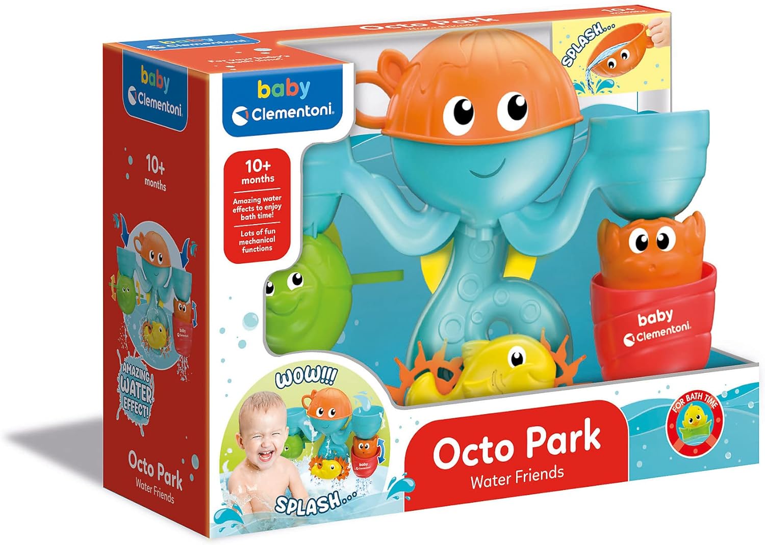 اسباب بازی حمام کلمنتونی Clementoni مدل 17458 | Octo Park Water Friends — تصویر ۲