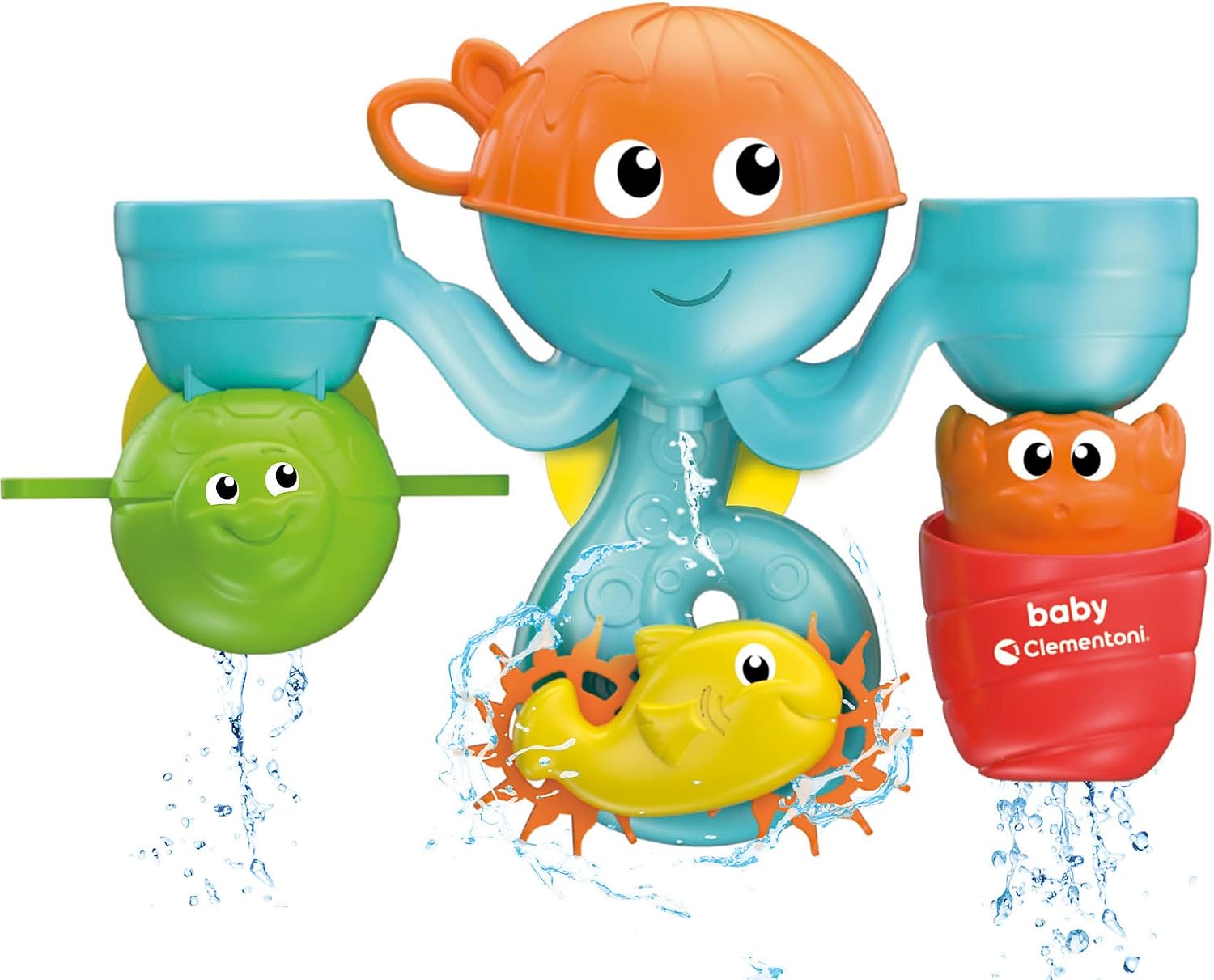 اسباب بازی حمام کلمنتونی Clementoni مدل 17458 | Octo Park Water Friends — تصویر ۴