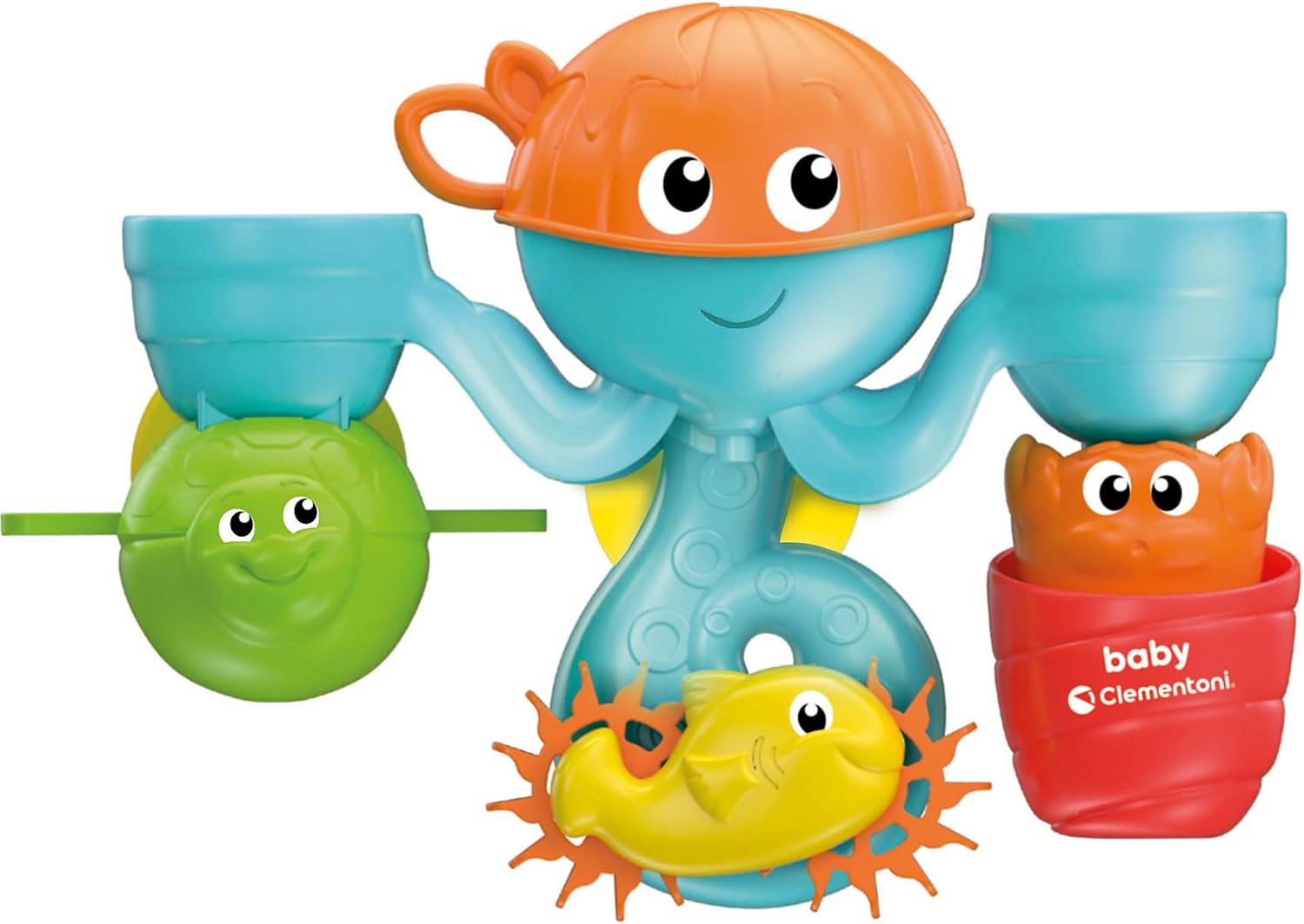 اسباب بازی حمام کلمنتونی Clementoni مدل 17458 | Octo Park Water Friends — تصویر ۷
