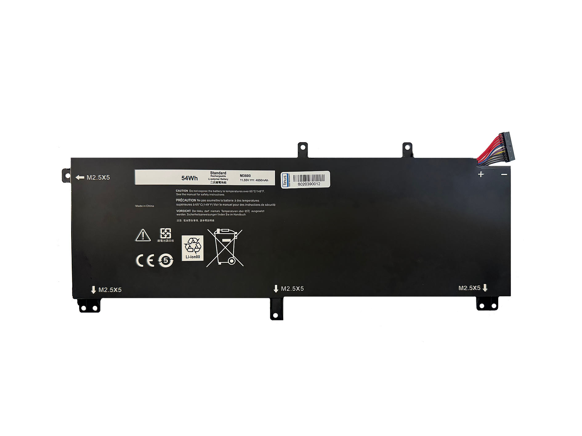 DELL BATTERY XPS 9530-M3800 4650MAH — تصویر ۲