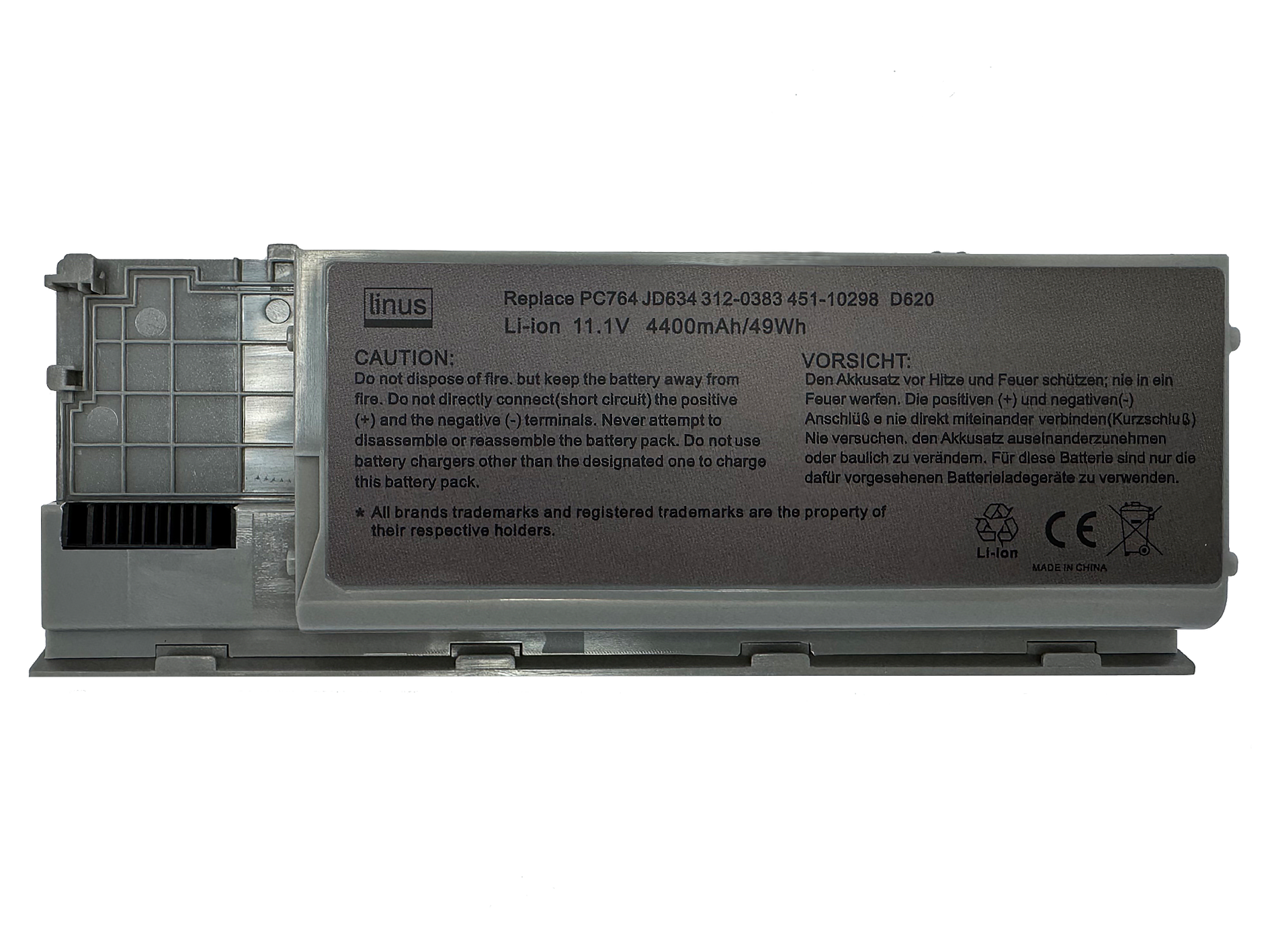 DELL BATTERY D620 PC764 4400MAH — تصویر ۲