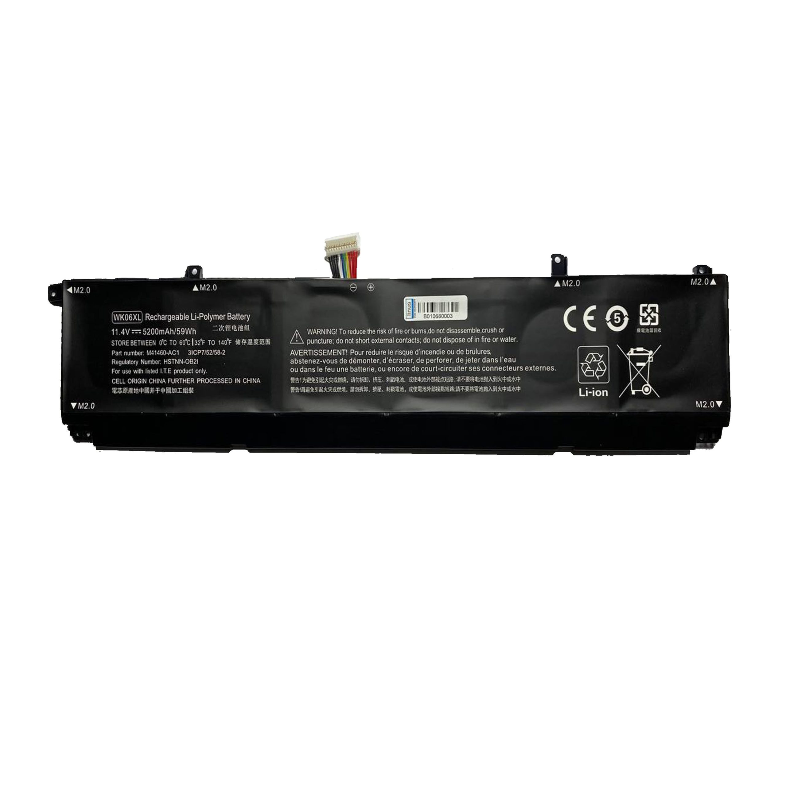 HP BATTERY WK06XL 5200MAH — تصویر ۲