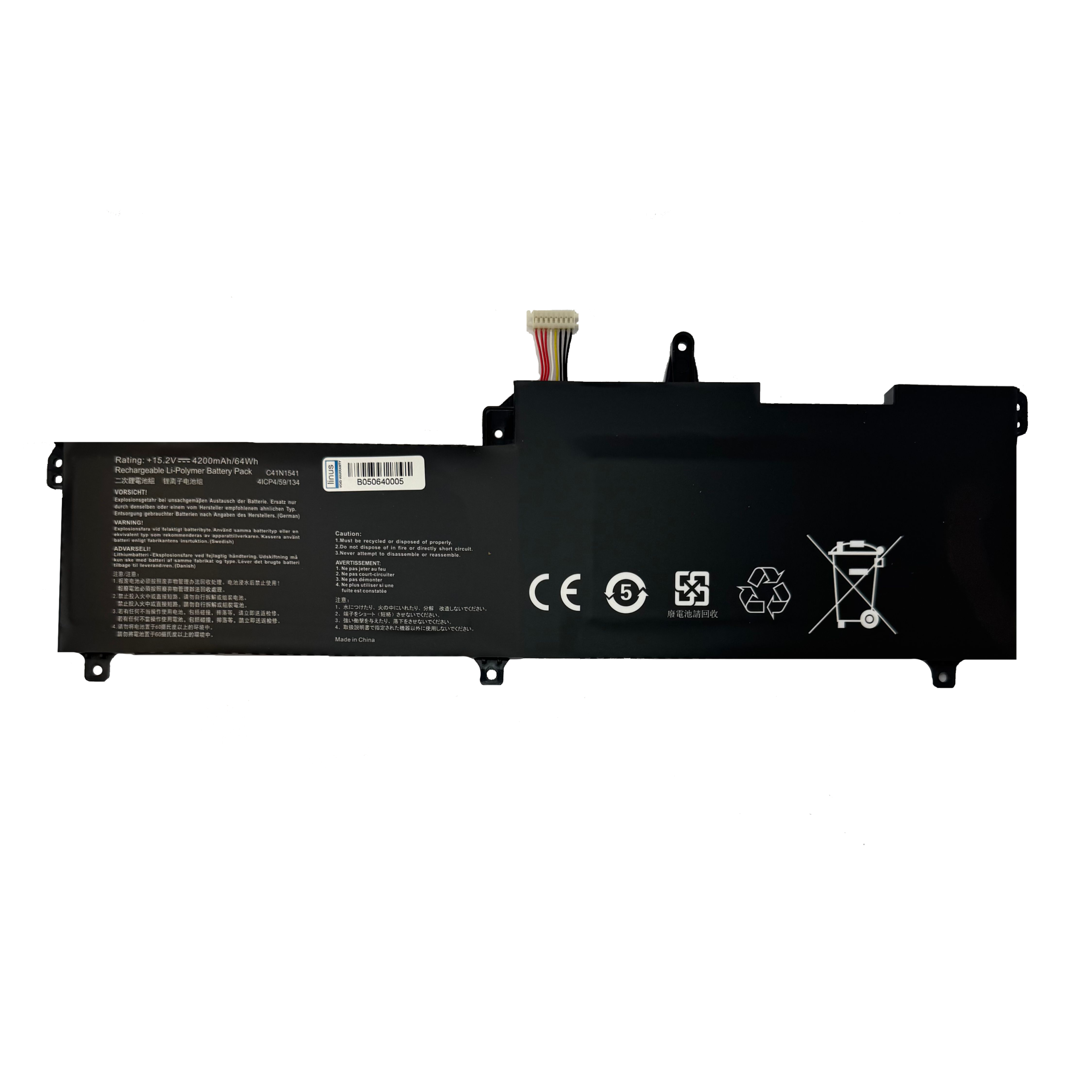 ASUS BATTERY GL702 C41N1541 4800MAH — تصویر ۲
