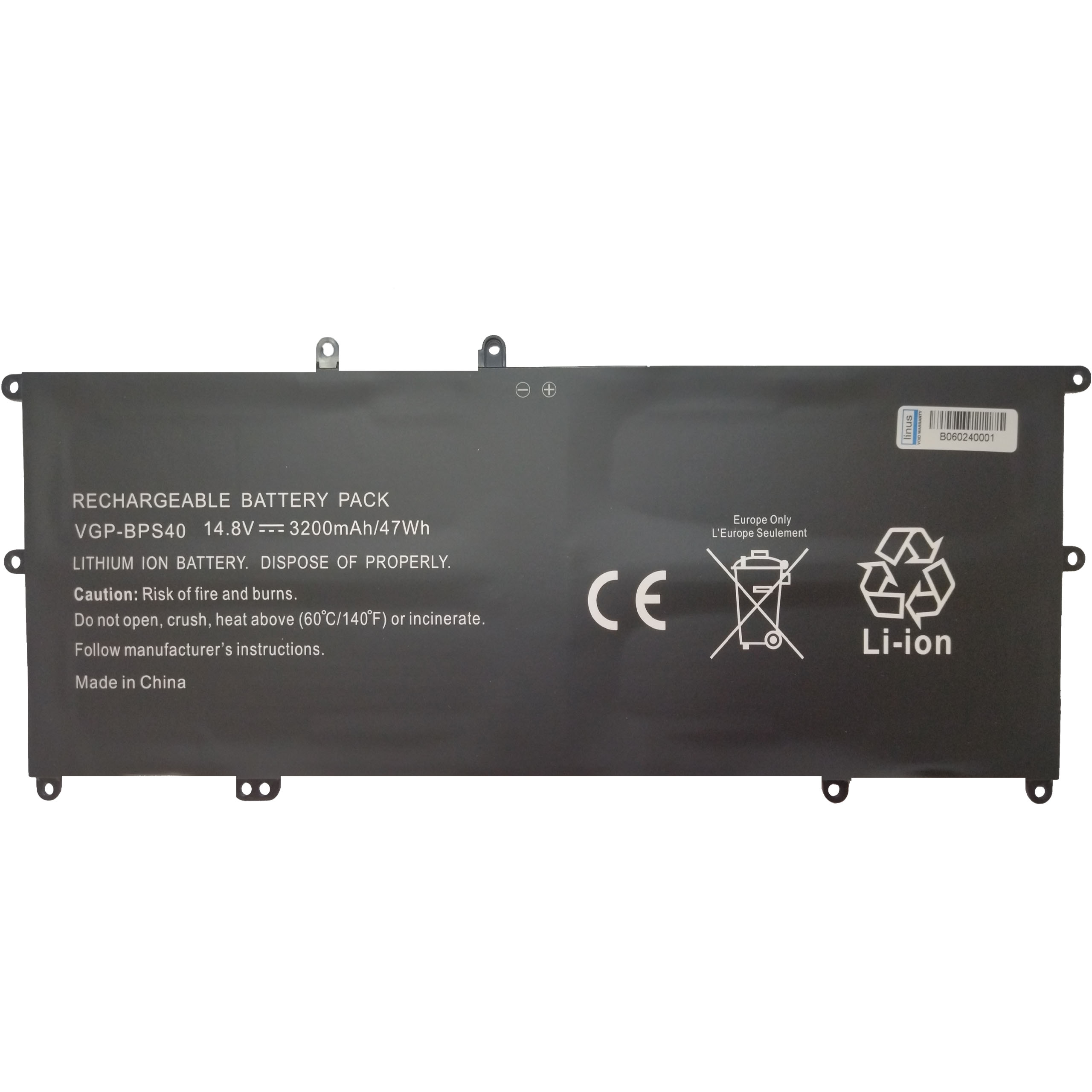 SONY BATTERY BPS40 4000MAH