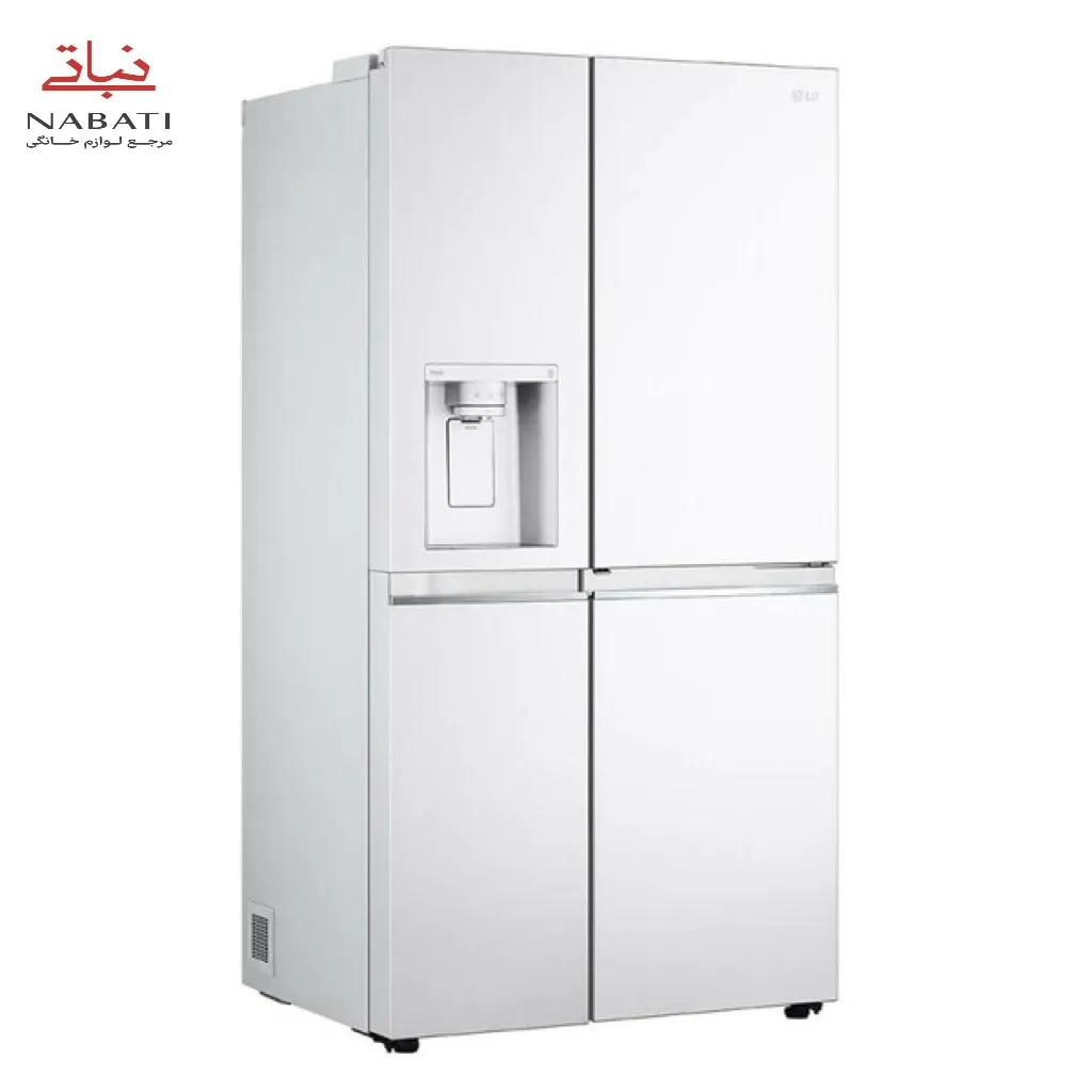 یخچال فریزر ال جی ساید بای ساید J257 رنگ سفید مدل GC-J257SQSV — تصویر ۲
