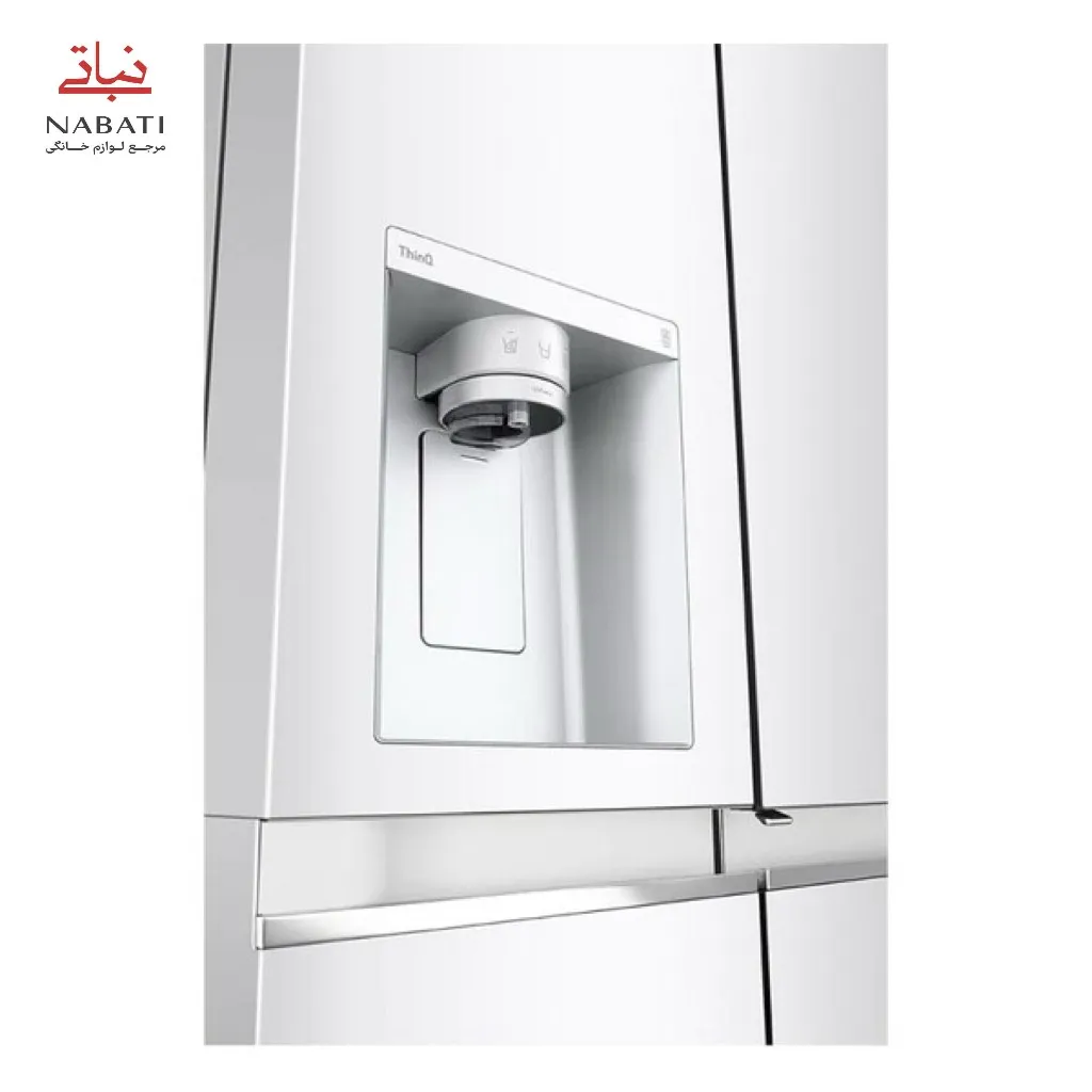 یخچال فریزر ال جی ساید بای ساید J257 رنگ سفید مدل GC-J257SQSV — تصویر ۳