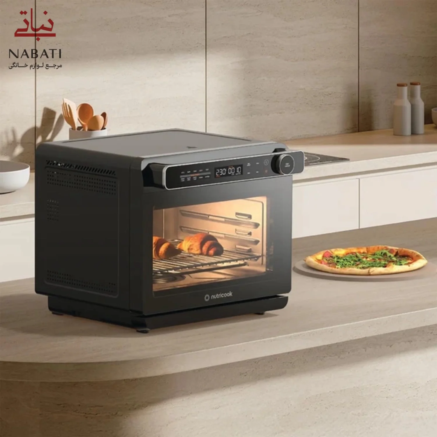 سرخ کن بدون روغن هوشمند (فر رومیزی) نوتریکوک مدل NC-ST330K — تصویر ۳