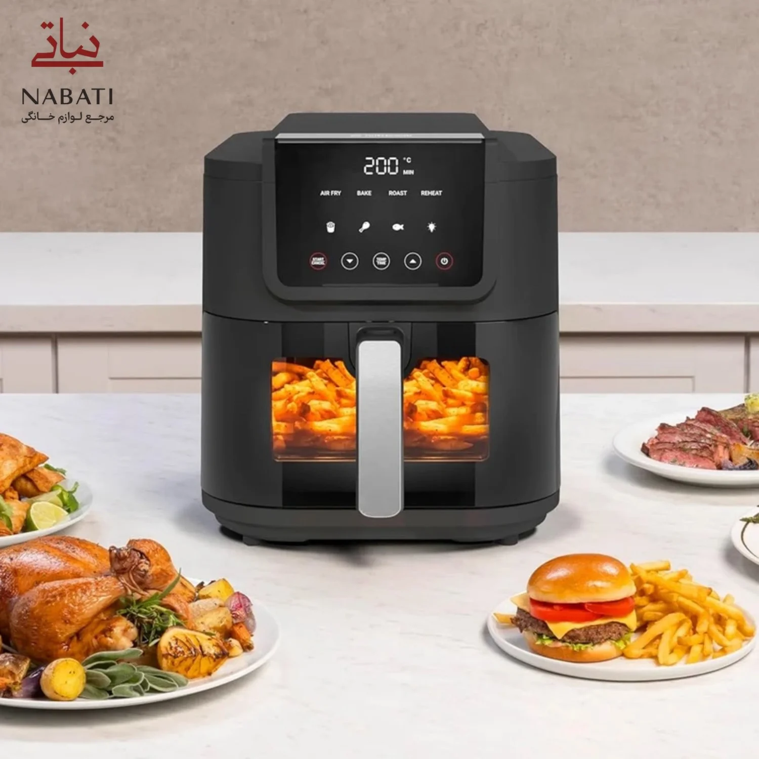 سرخ کن بدون روغن نوتریکوک مدل NC-AFS100 — تصویر ۳