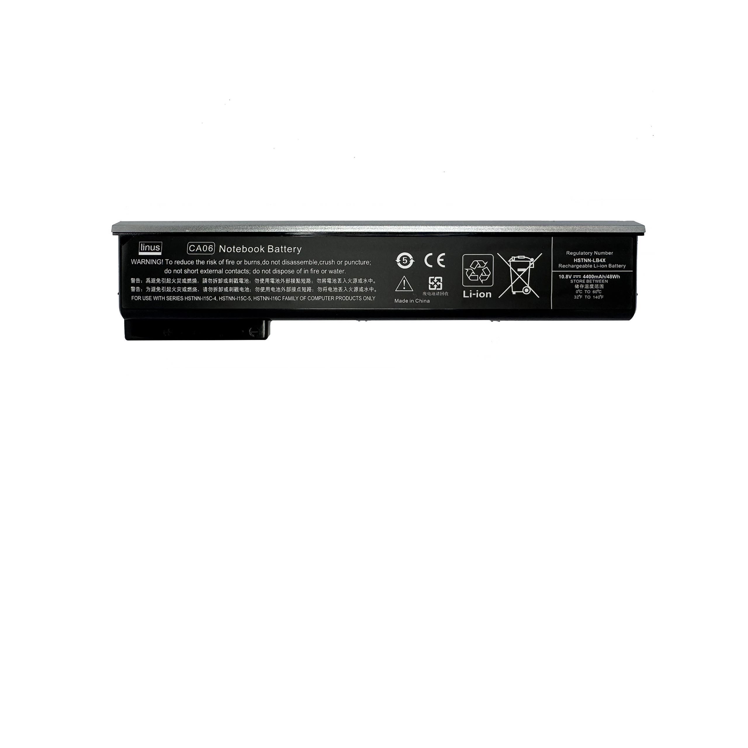 HP BATTERY ProBook 640 G0/G1 CA06 4400MAH