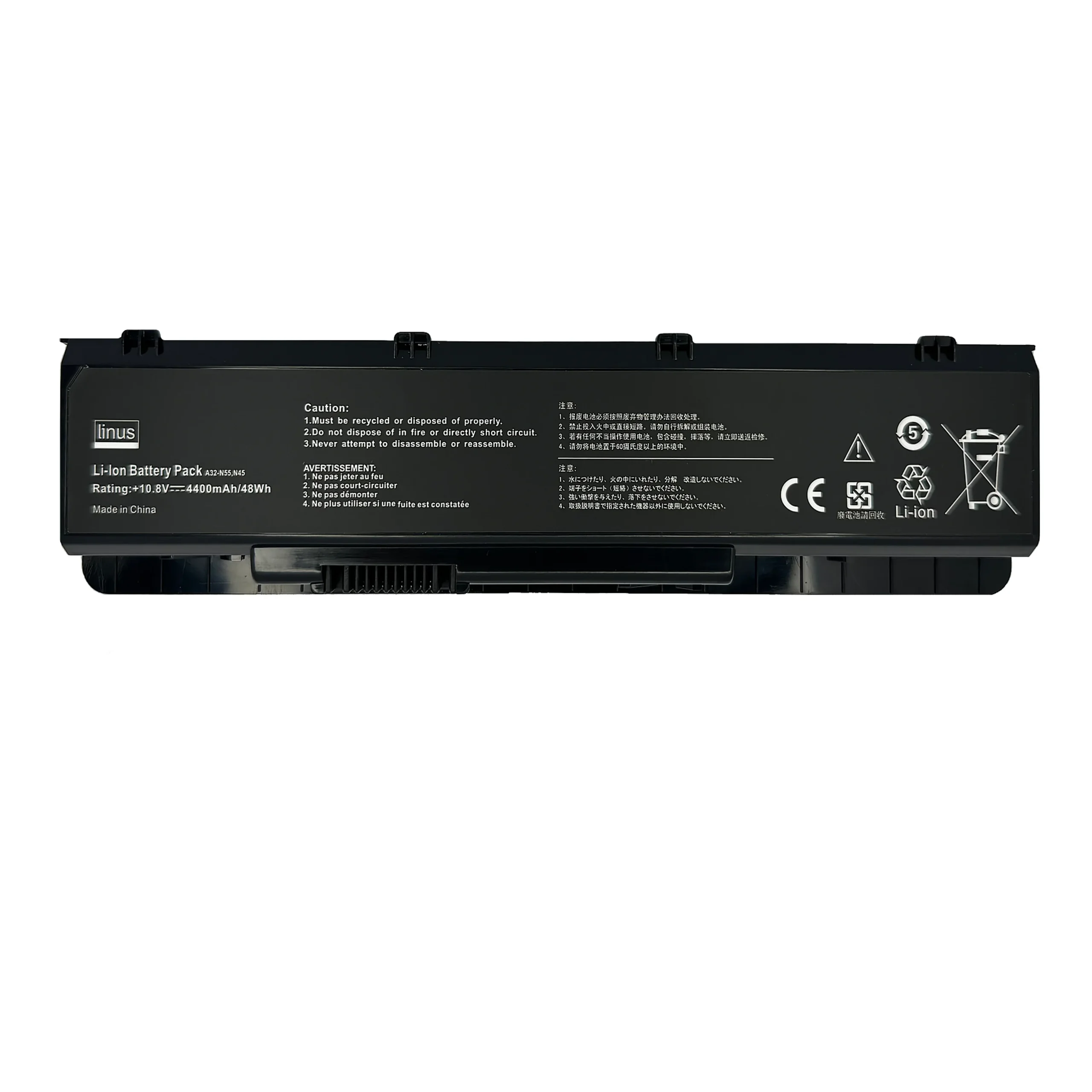ASUS BATTERY N45-N55 6CELL 4400MAH — تصویر ۲