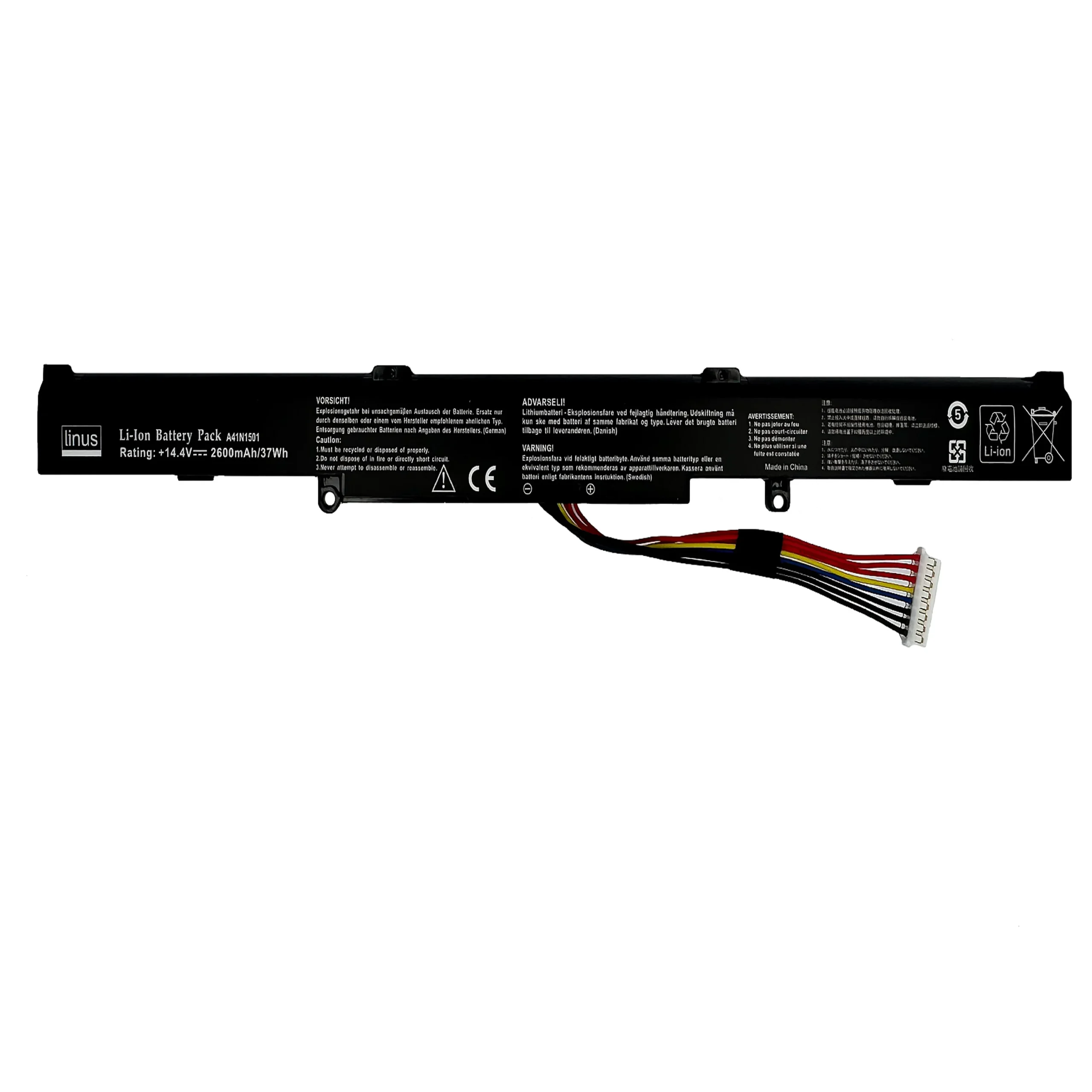 ASUS BATTERY N552 A41N1501 4CELL 2600mAh — تصویر ۲