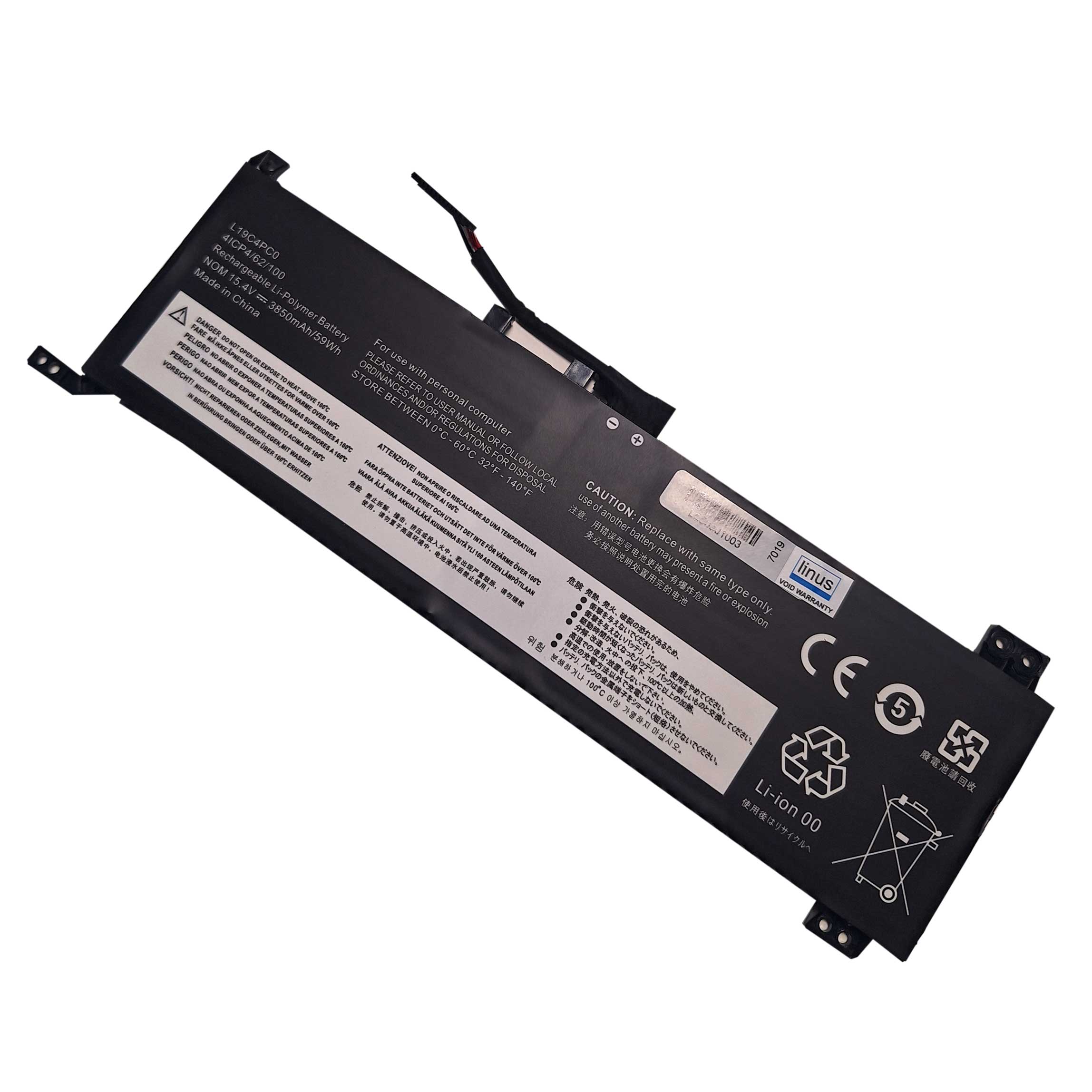 LENOVO BATTERY L19C4PC0-5P-15IMH05 3850MAH — تصویر ۲