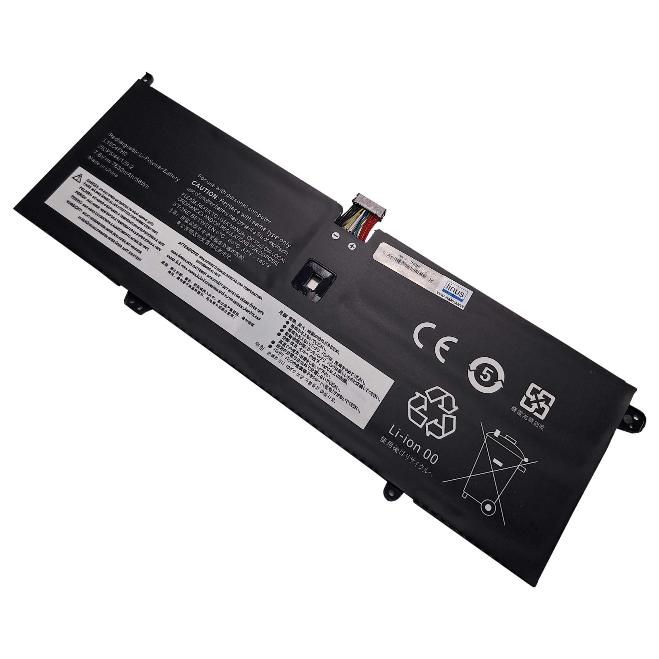 LENOVO BATTERY YOGA C940-14 L18C4PH0 7630MAH — تصویر ۲