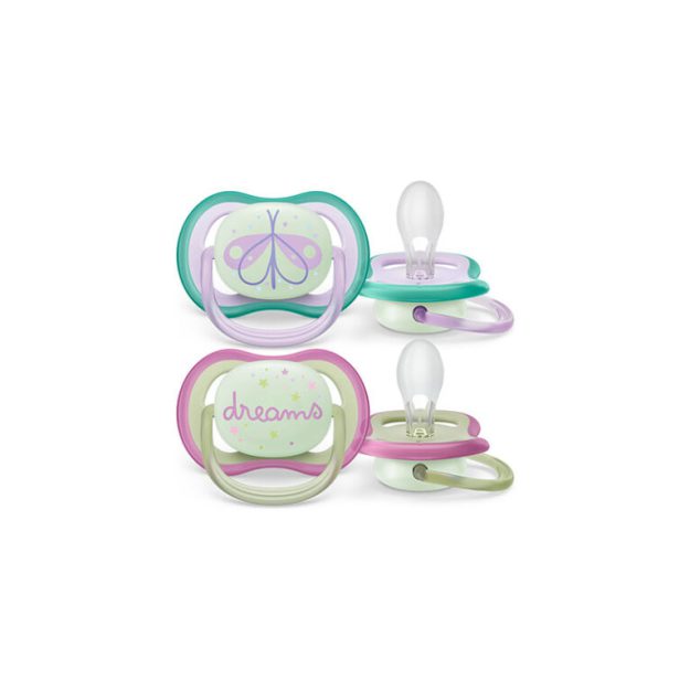 پستانک شبرنگی اونت 0-6 ماه Philips Avent Ultra Air (پروانه و dreams)