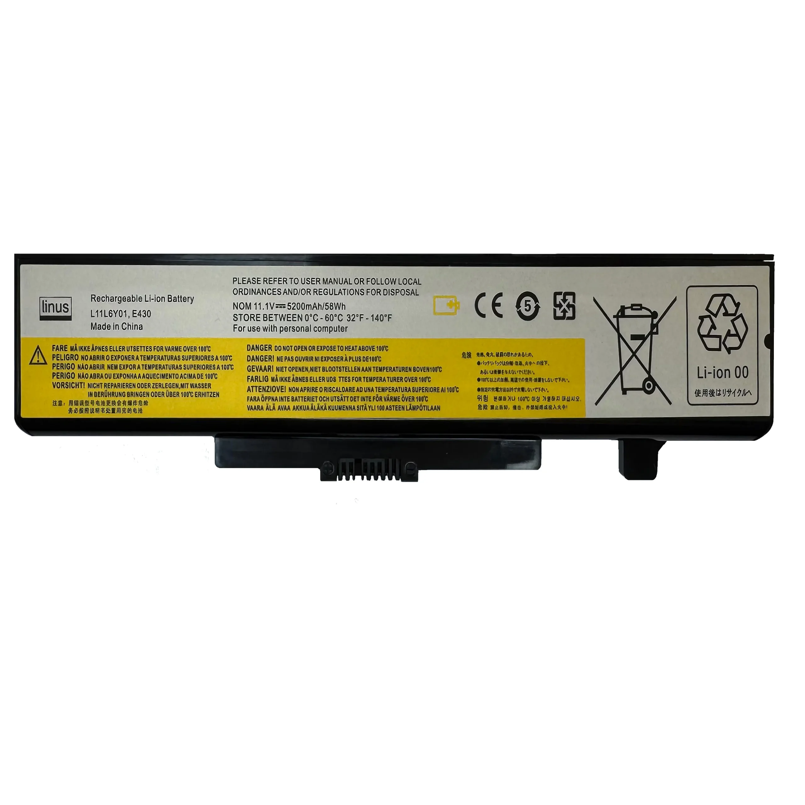 LENOVO BATTERY E430 E530 B590 5200MAH — تصویر ۲