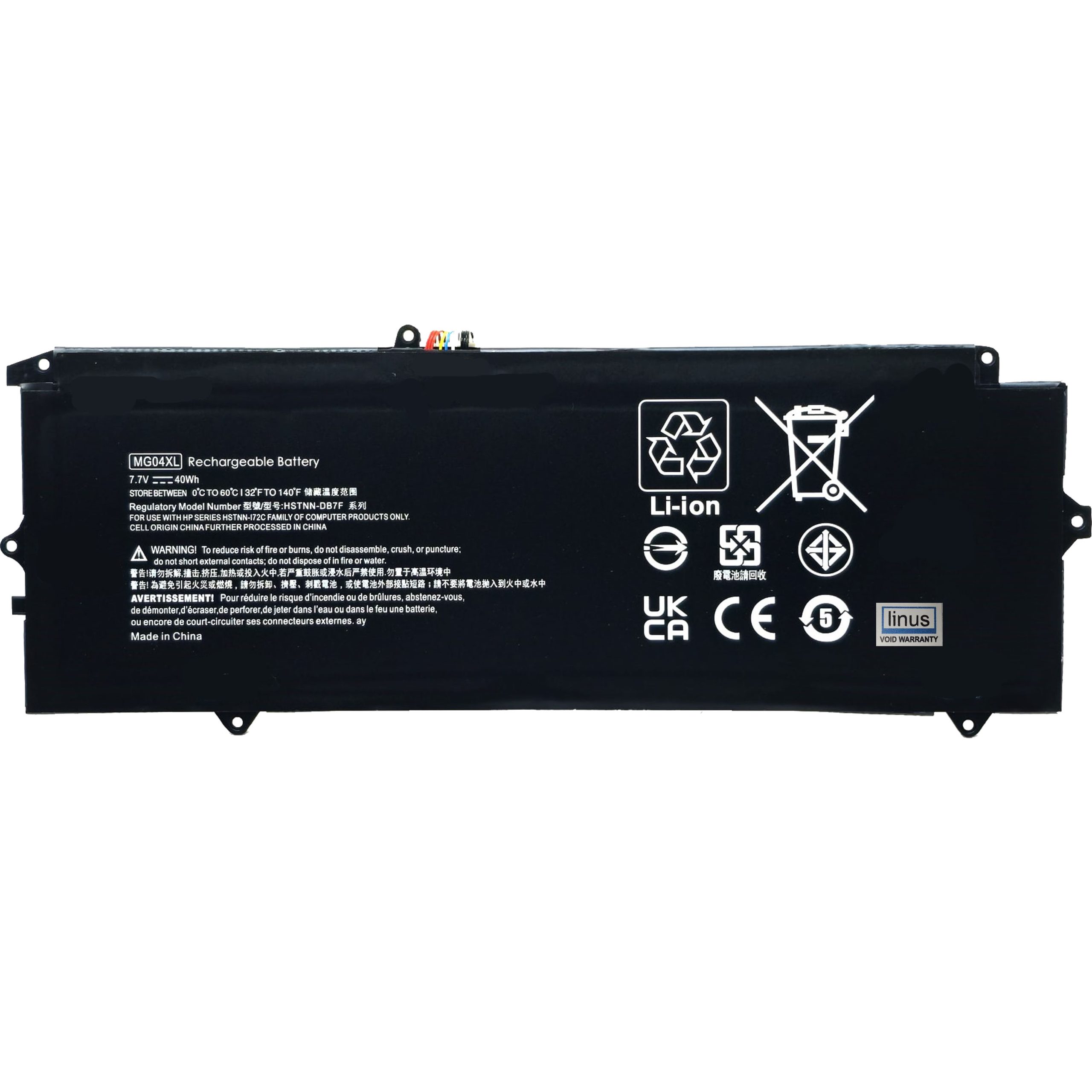 HP BATTERY Elite X2 1012 /MG04XL 5000MAH — تصویر ۲