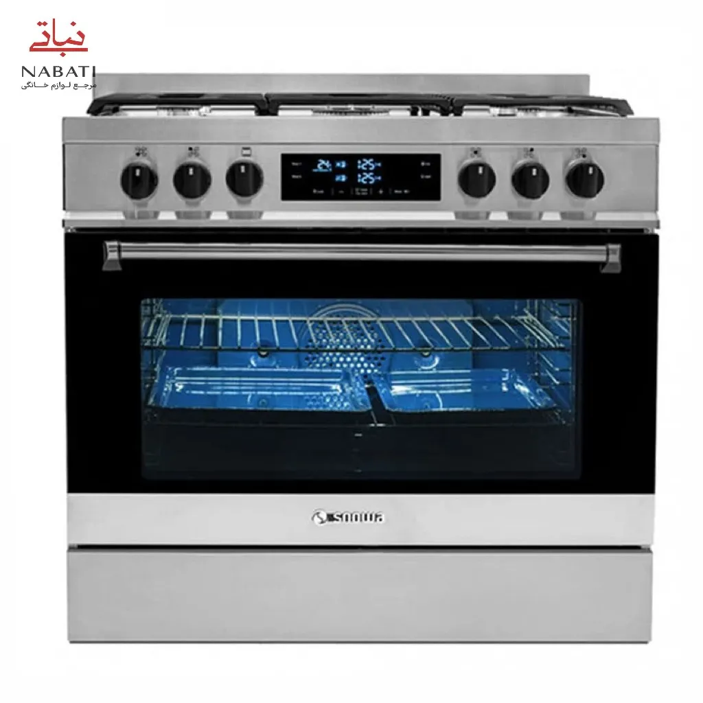 اجاق گاز 5 شعله اسنوا مدل SGC5-6111N Valentino Series — تصویر ۲