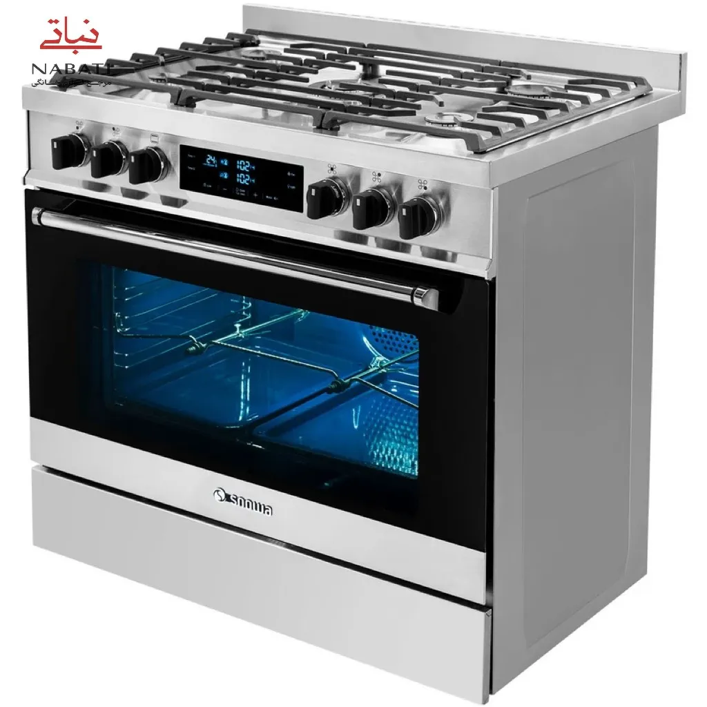 اجاق گاز 5 شعله اسنوا مدل SGC5-6111N Valentino Series — تصویر ۳