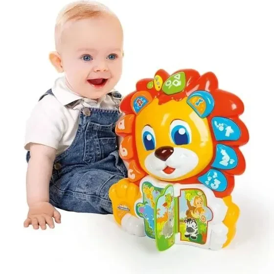 اسباب بازی شیر موزیکال و آموزشی برند CLEMENTONI کد 61830 — تصویر ۴