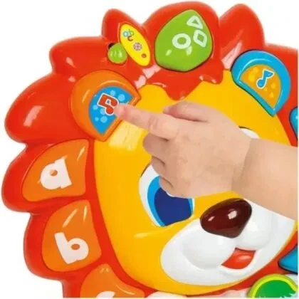 اسباب بازی شیر موزیکال و آموزشی برند CLEMENTONI کد 61830 — تصویر ۵