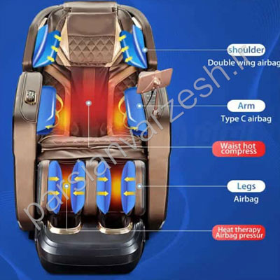 صندلی ماساژور لیرکن مدل Leercon LEK-988T1 — تصویر ۶