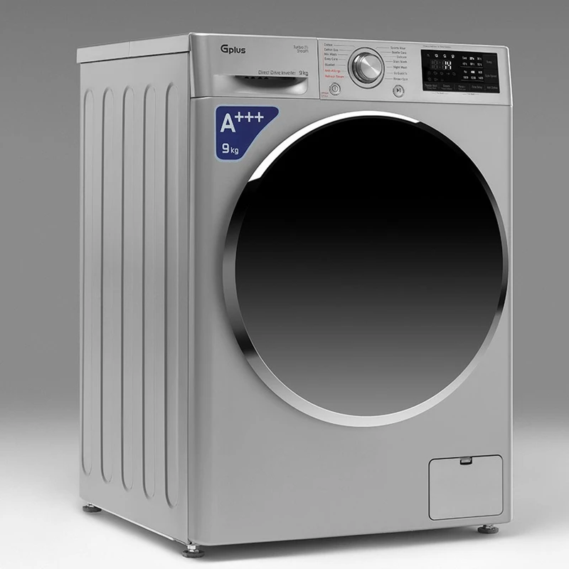 ماشین لباسشویی اتوماتیک جی پلاس مدل GWM-P99S ظرفیت 9 کیلوگرم — تصویر ۳