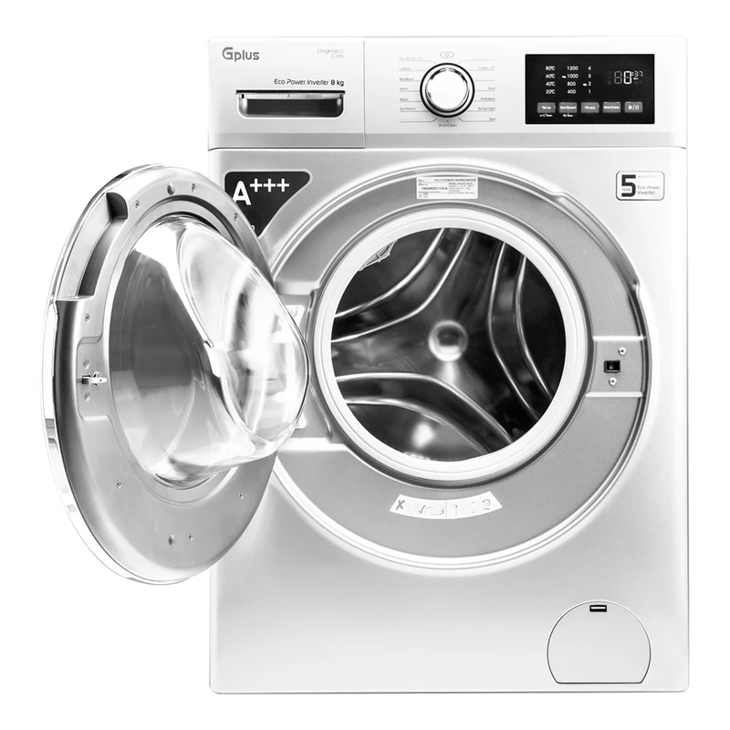 ماشین لباسشویی اتوماتیک جی پلاس مدل GWM-M822W ظرفیت 8 کیلوگرم — تصویر ۵