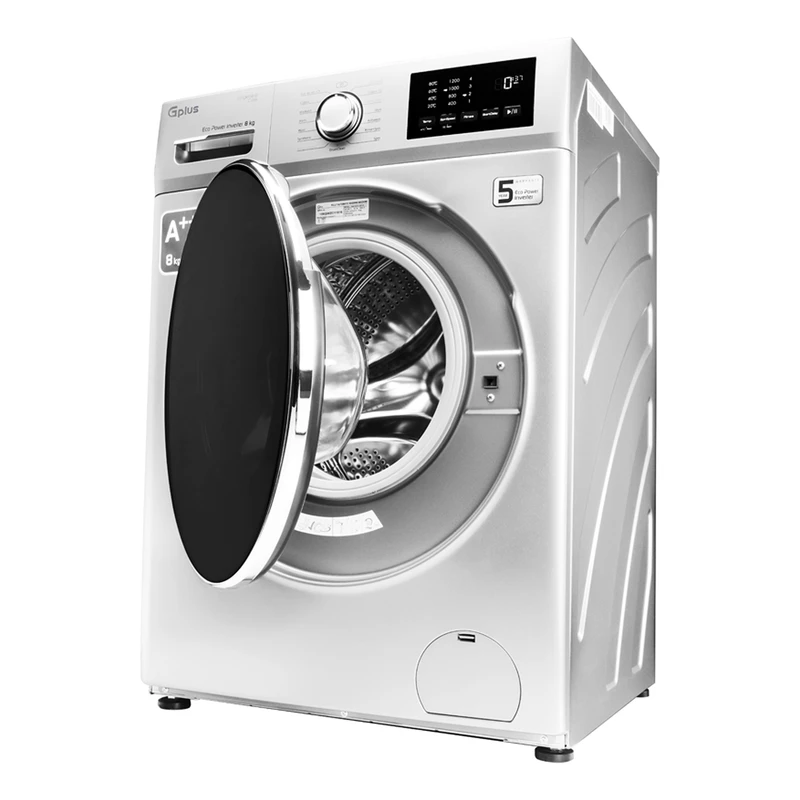 ماشین لباسشویی اتوماتیک جی پلاس مدل GWM-M822W ظرفیت 8 کیلوگرم — تصویر ۶