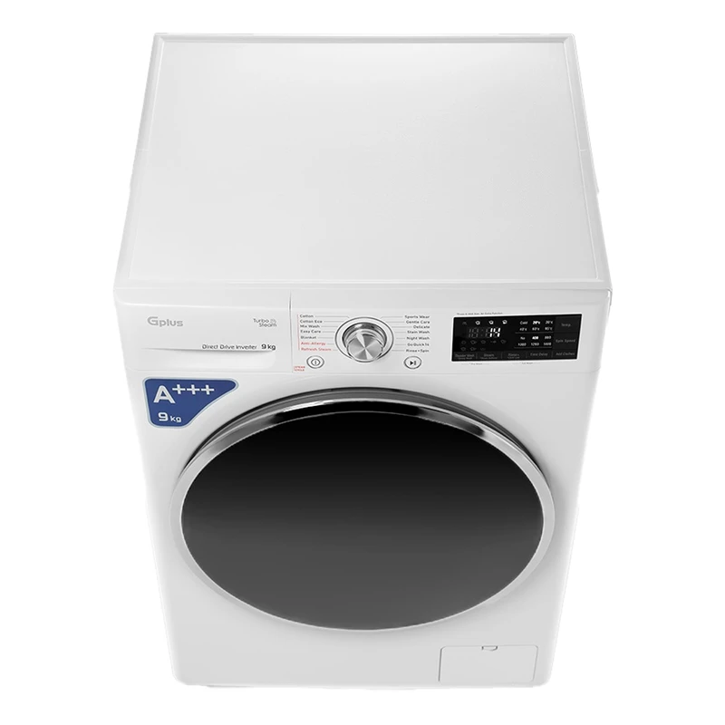 ماشین لباسشویی اتوماتیک جی پلاس مدل GWM-M990W ظرفیت 9 کیلوگرم — تصویر ۳